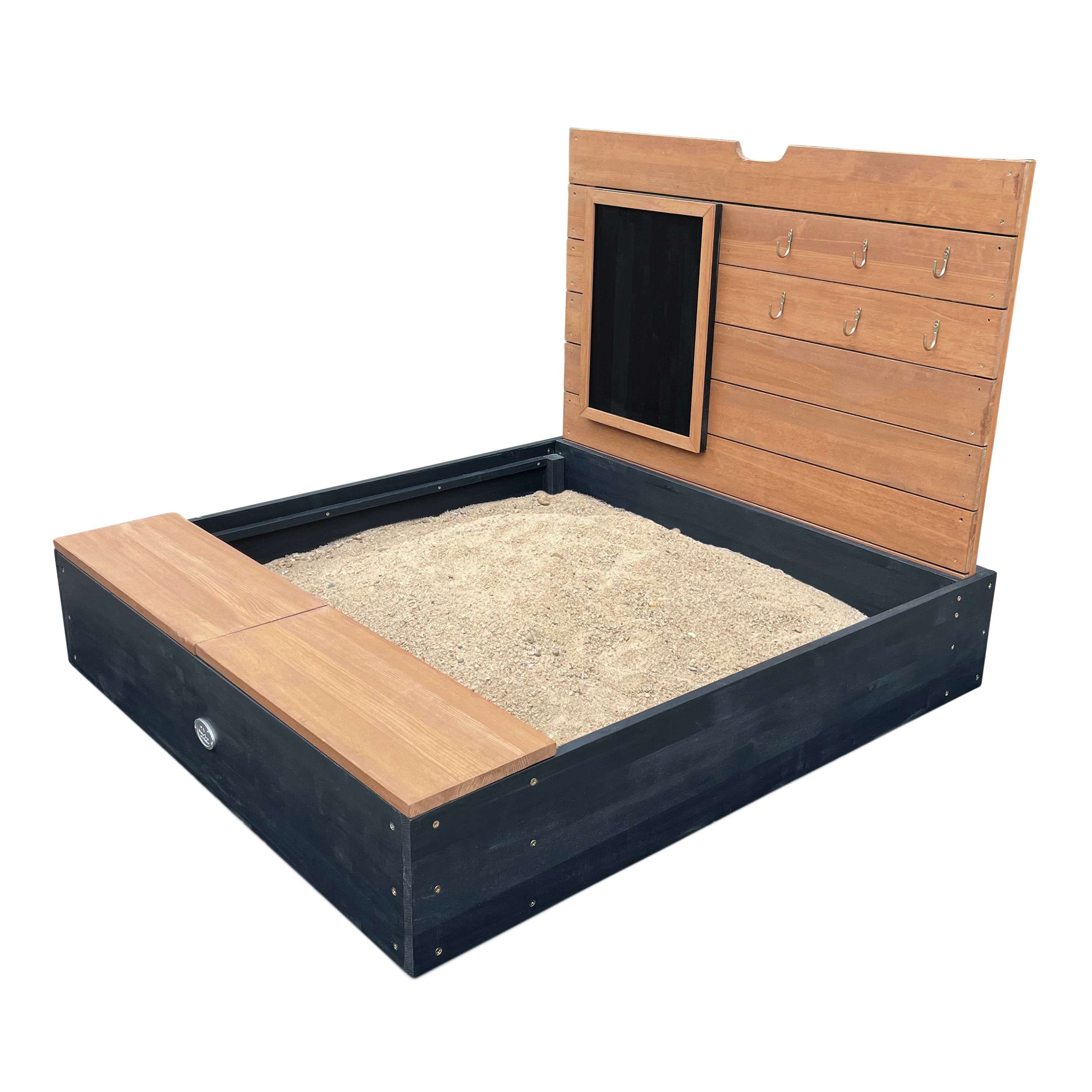 Mandy Sandbox with Storage and lid Anthracite/Brown