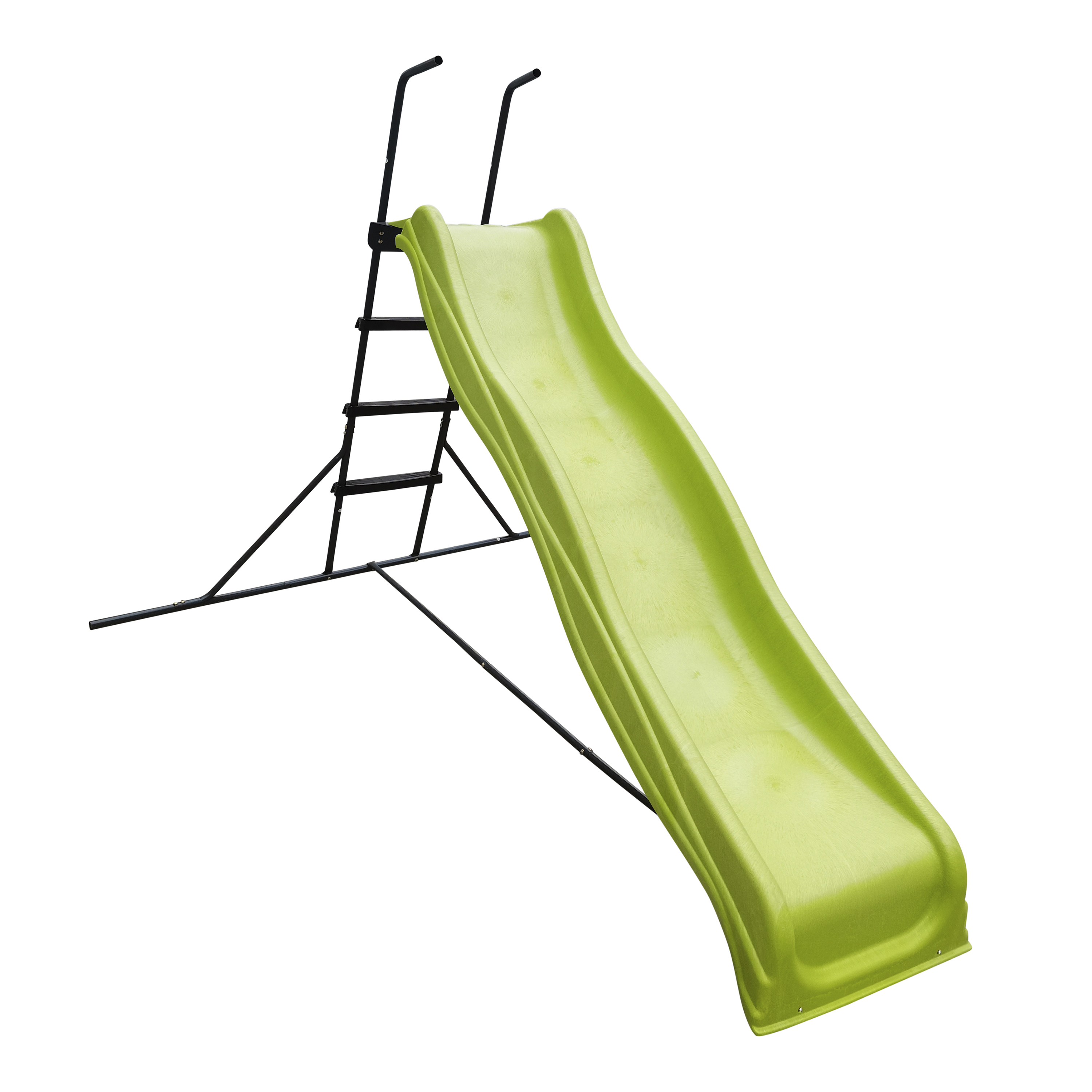 Freestanding Slide 220cm Lime Green/anthracite