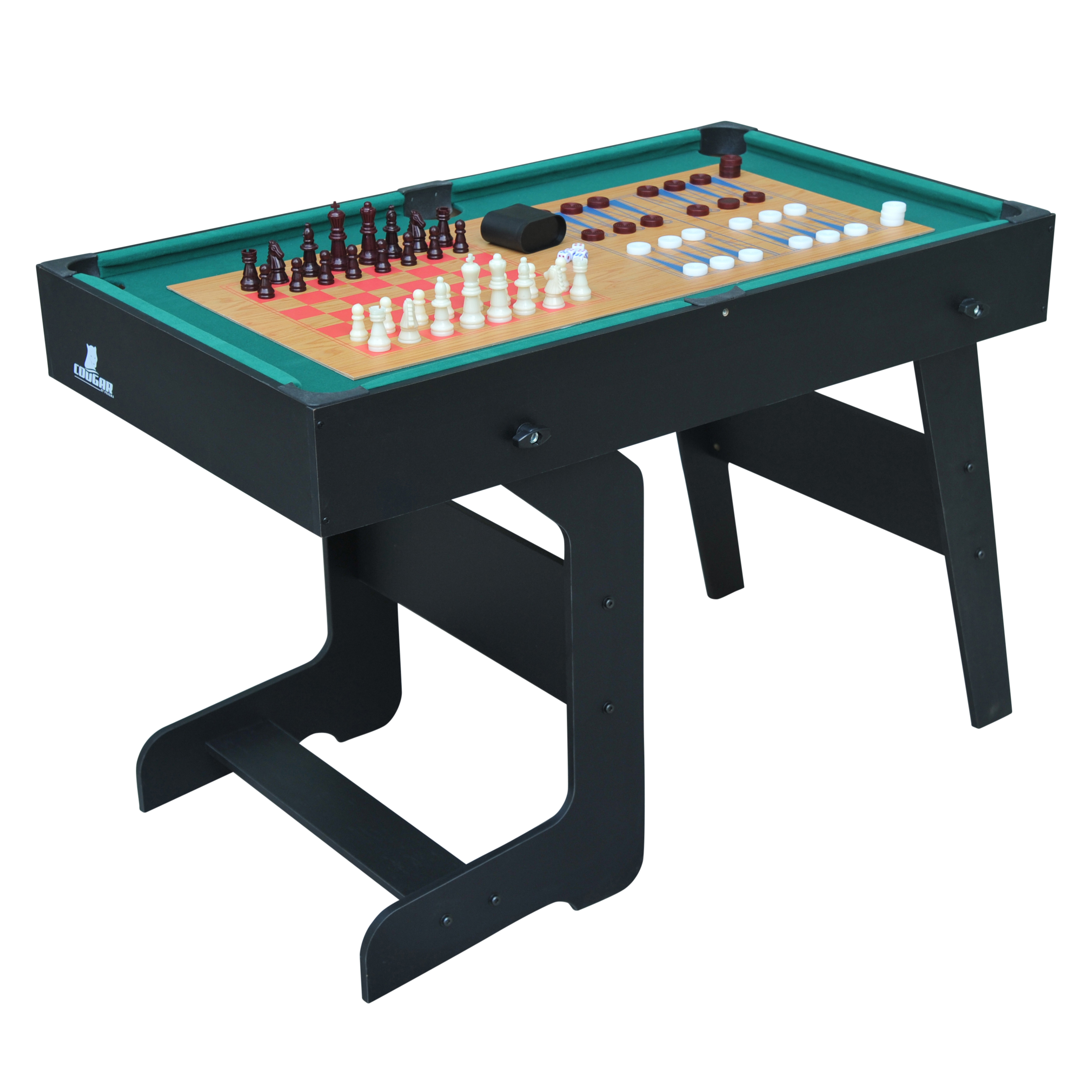 All-in-One 16-in-1 Multi game Table Black