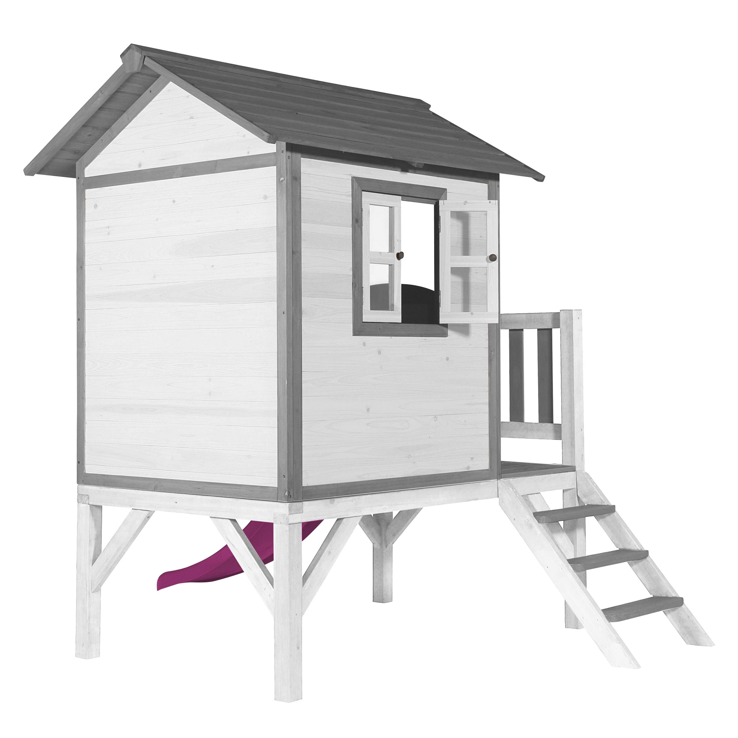 Lodge XL Playhouse Classic - Purple Slide