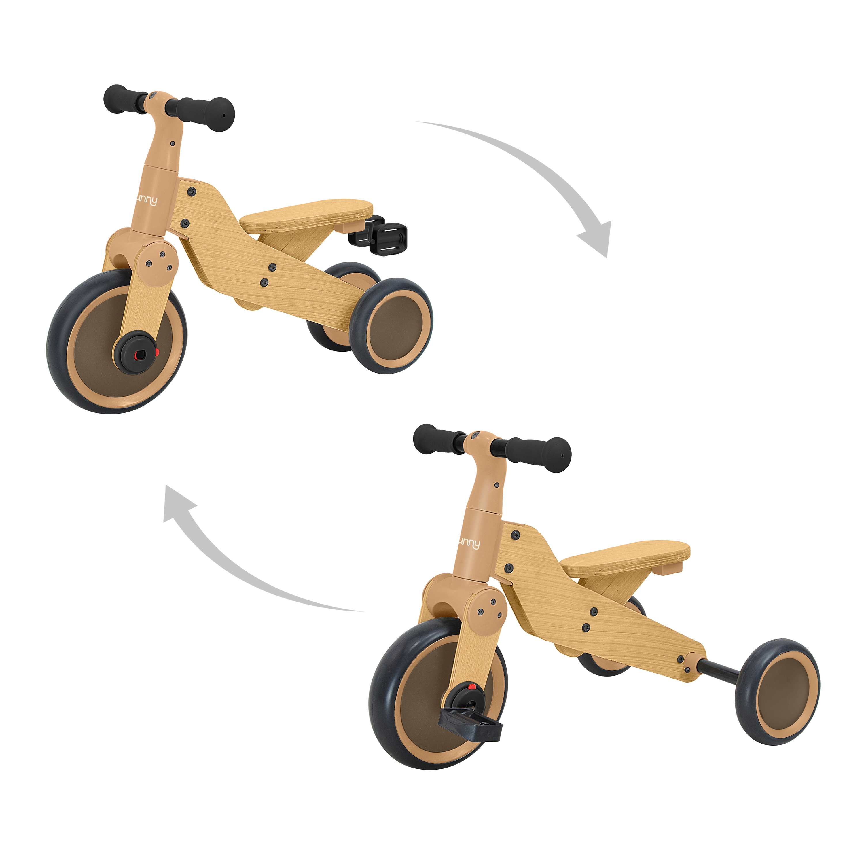 Walker 2-in-1 Wooden Balance Bike 1000