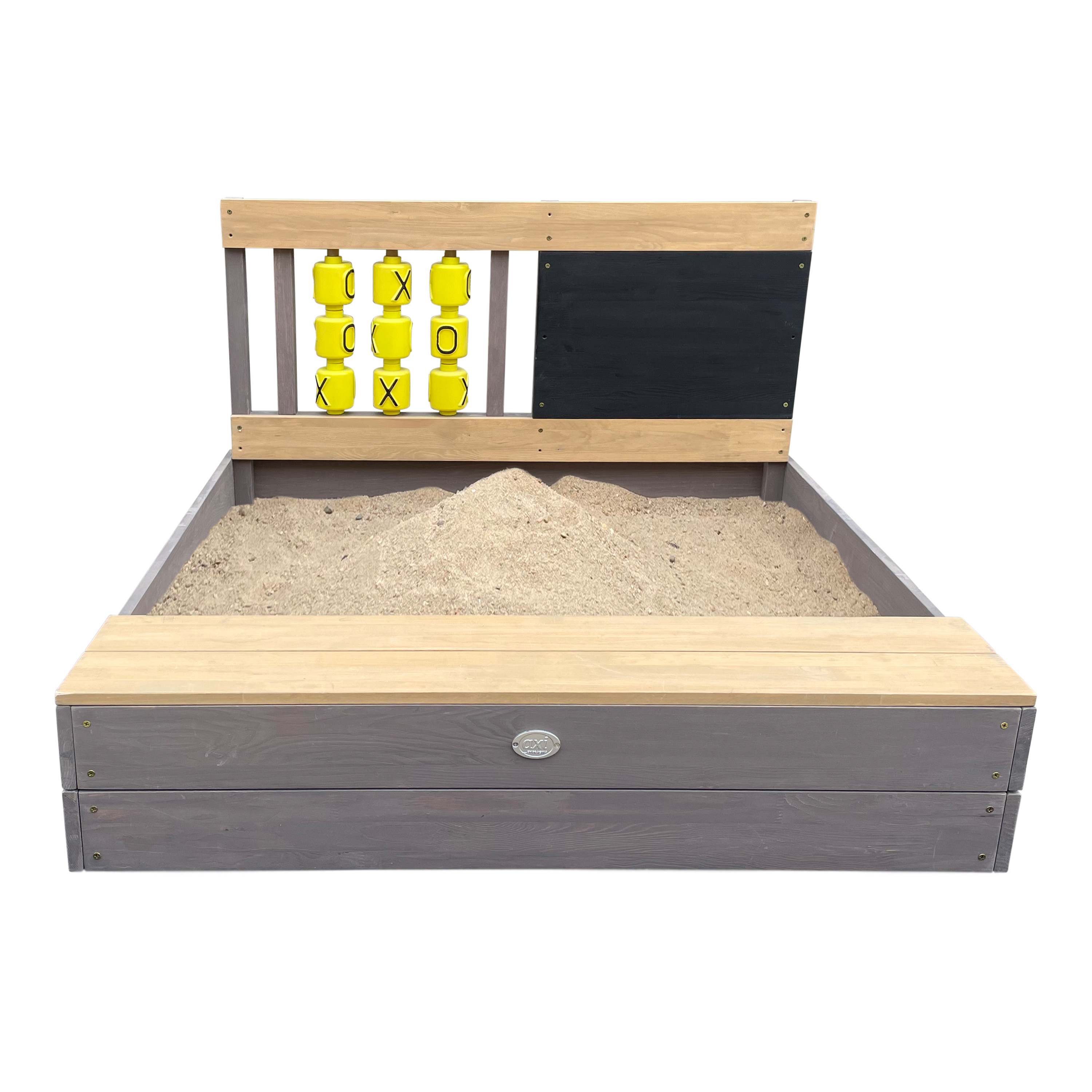 Kitty Sandbox with Tic tac toe Grey/brown