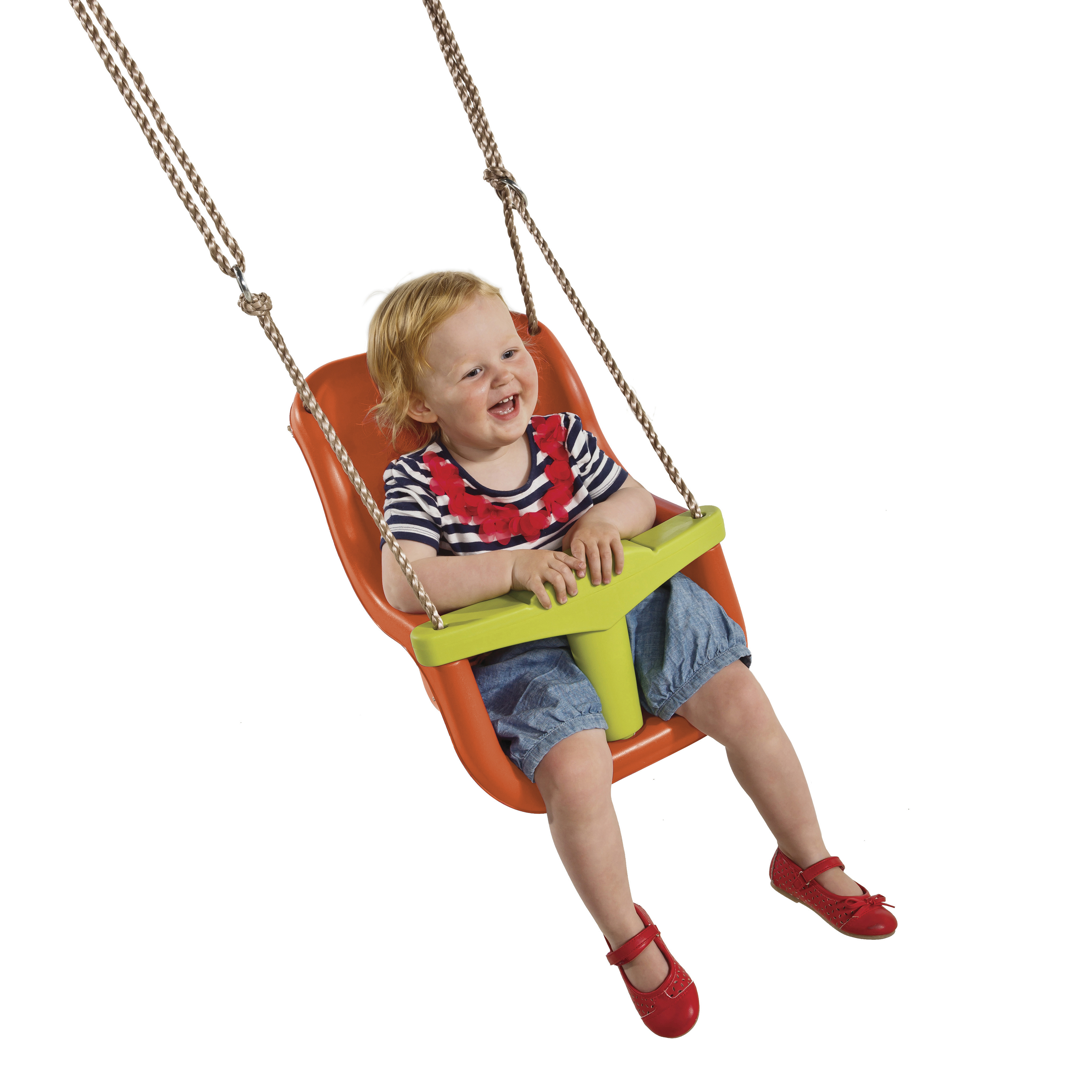 AXI Baby Swing Seat - Orange/Lime Green