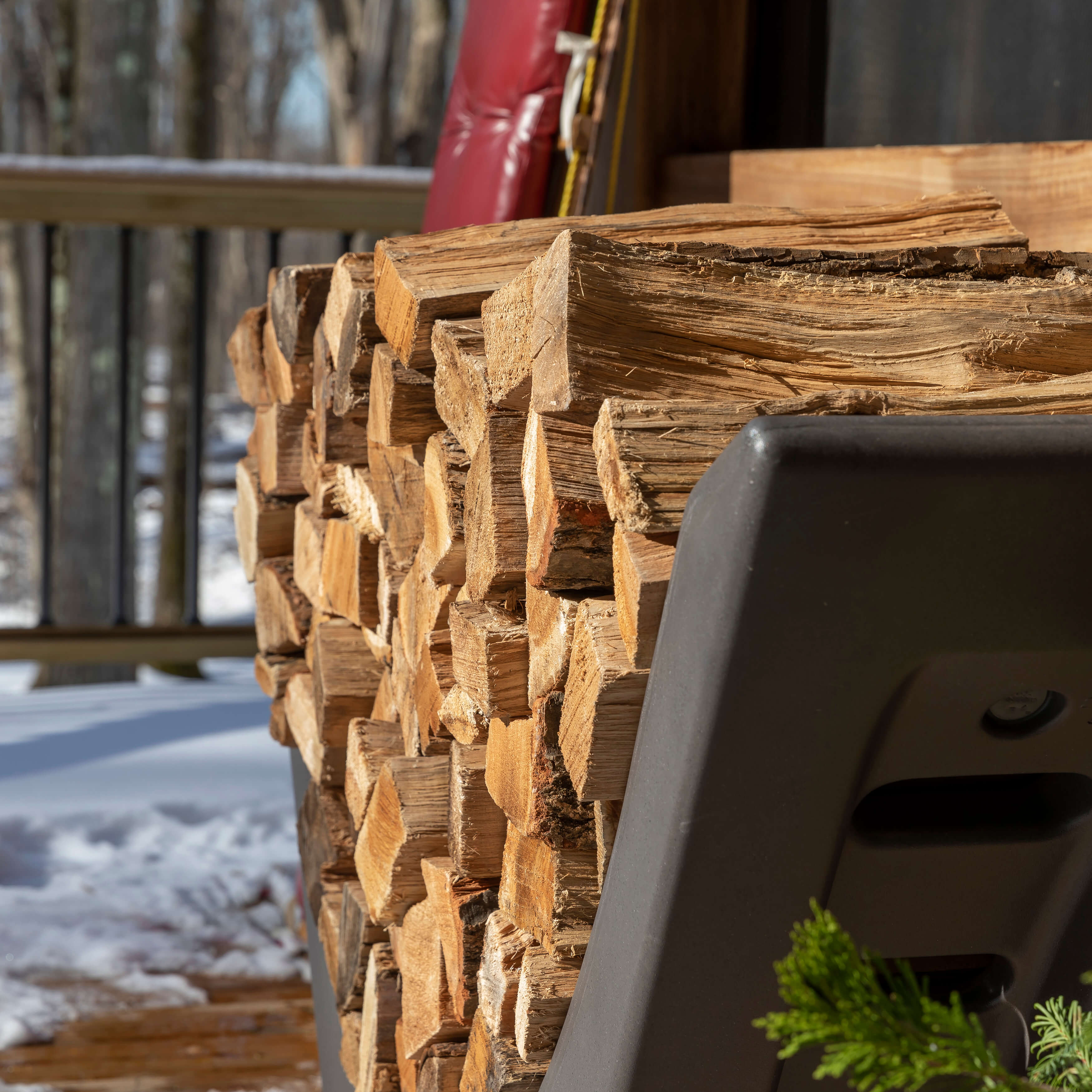 Longhorn Firewood Rack