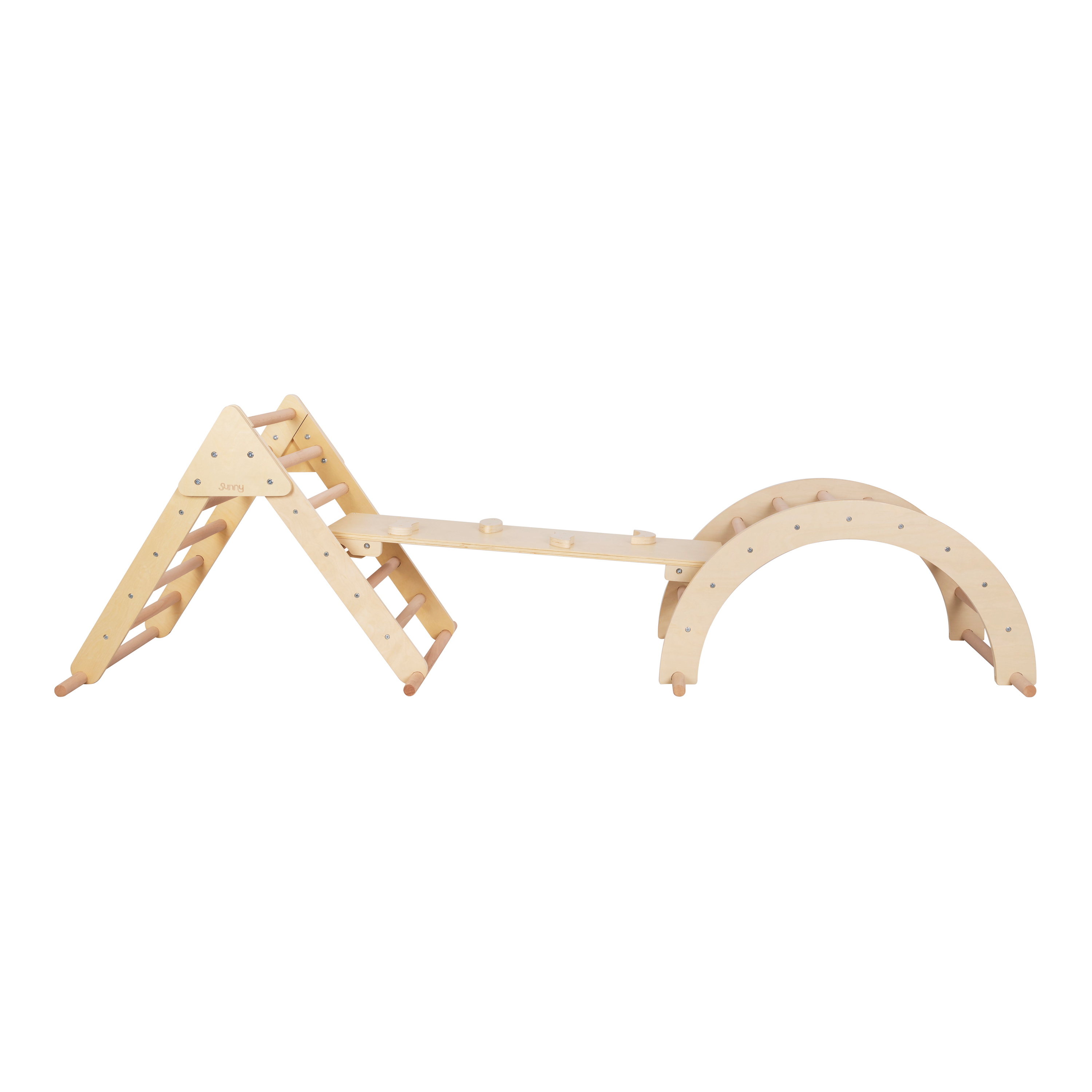 Charlie 3 in 1 Wooden Climbing Triangle with Climbing 