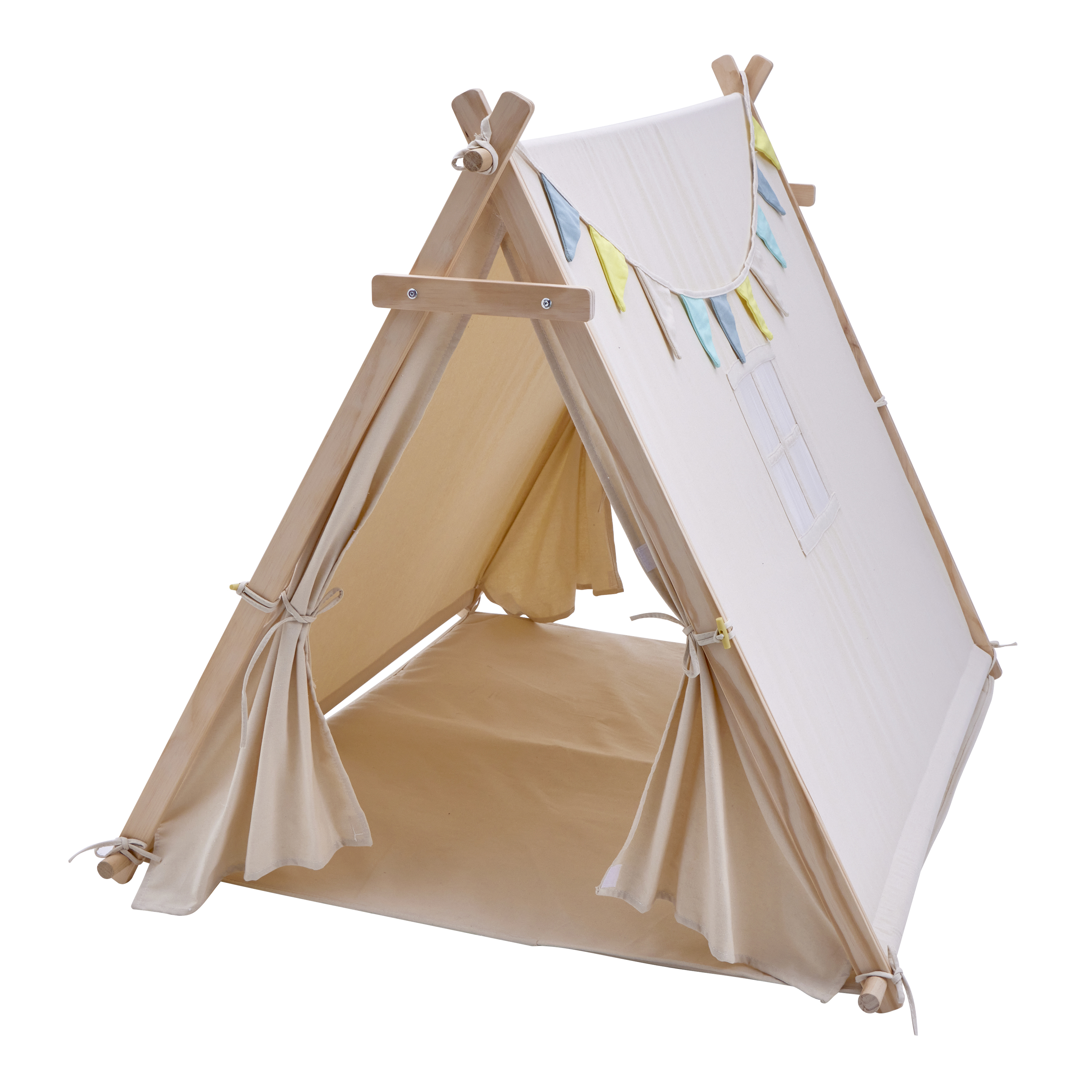 Sienna playtent with flags Cream