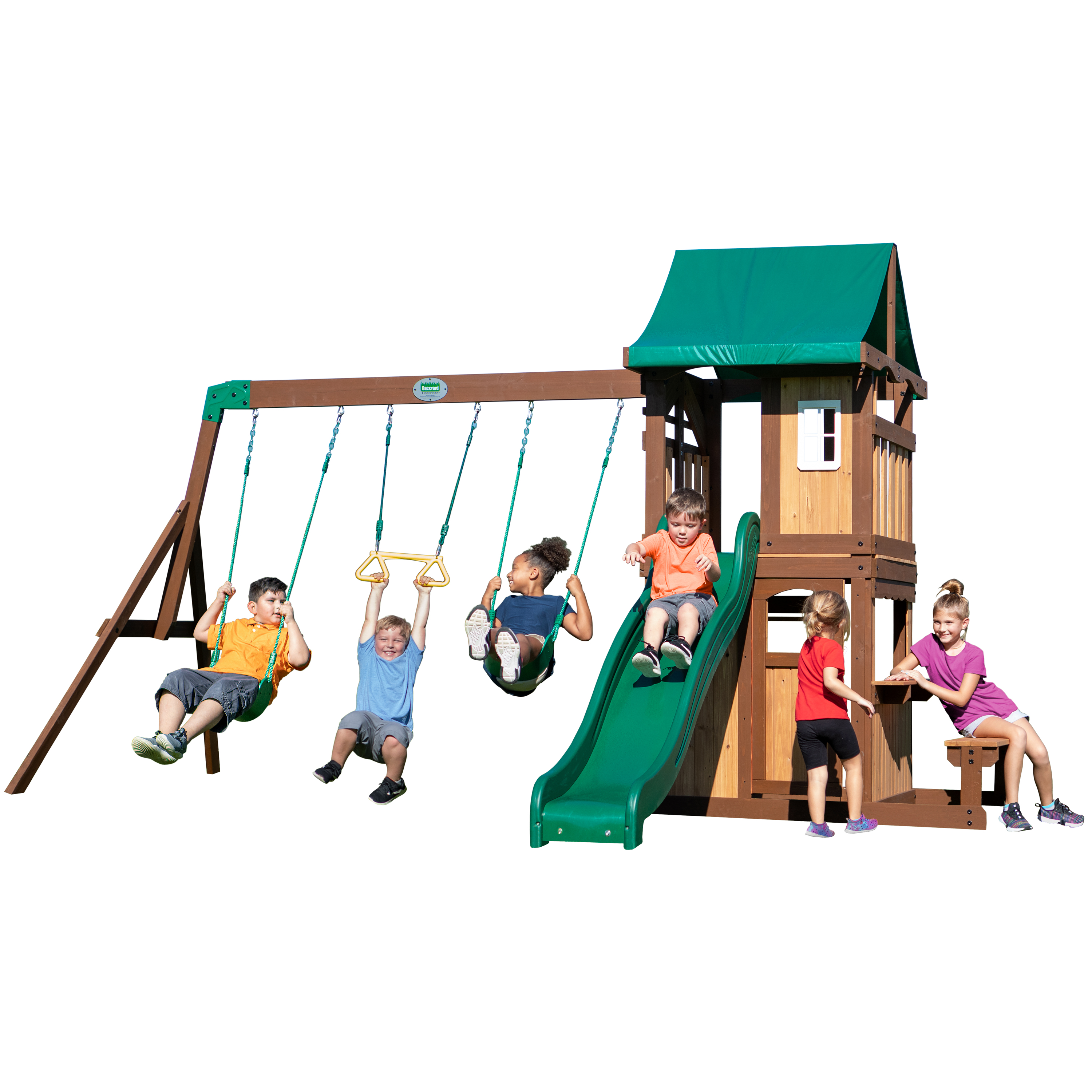 Lakewood Swing Set with Slide 