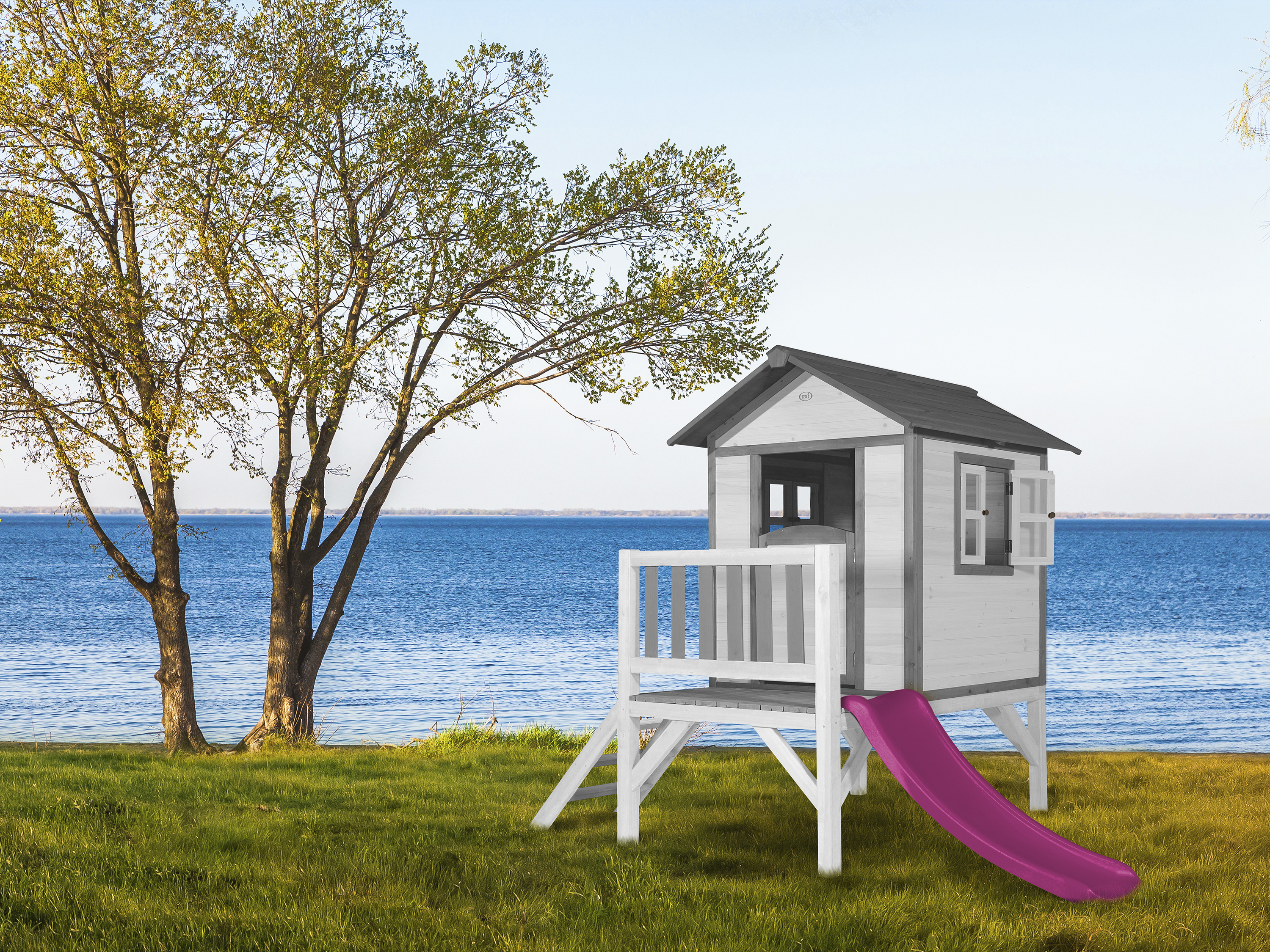 Lodge XL Playhouse Classic - Purple Slide