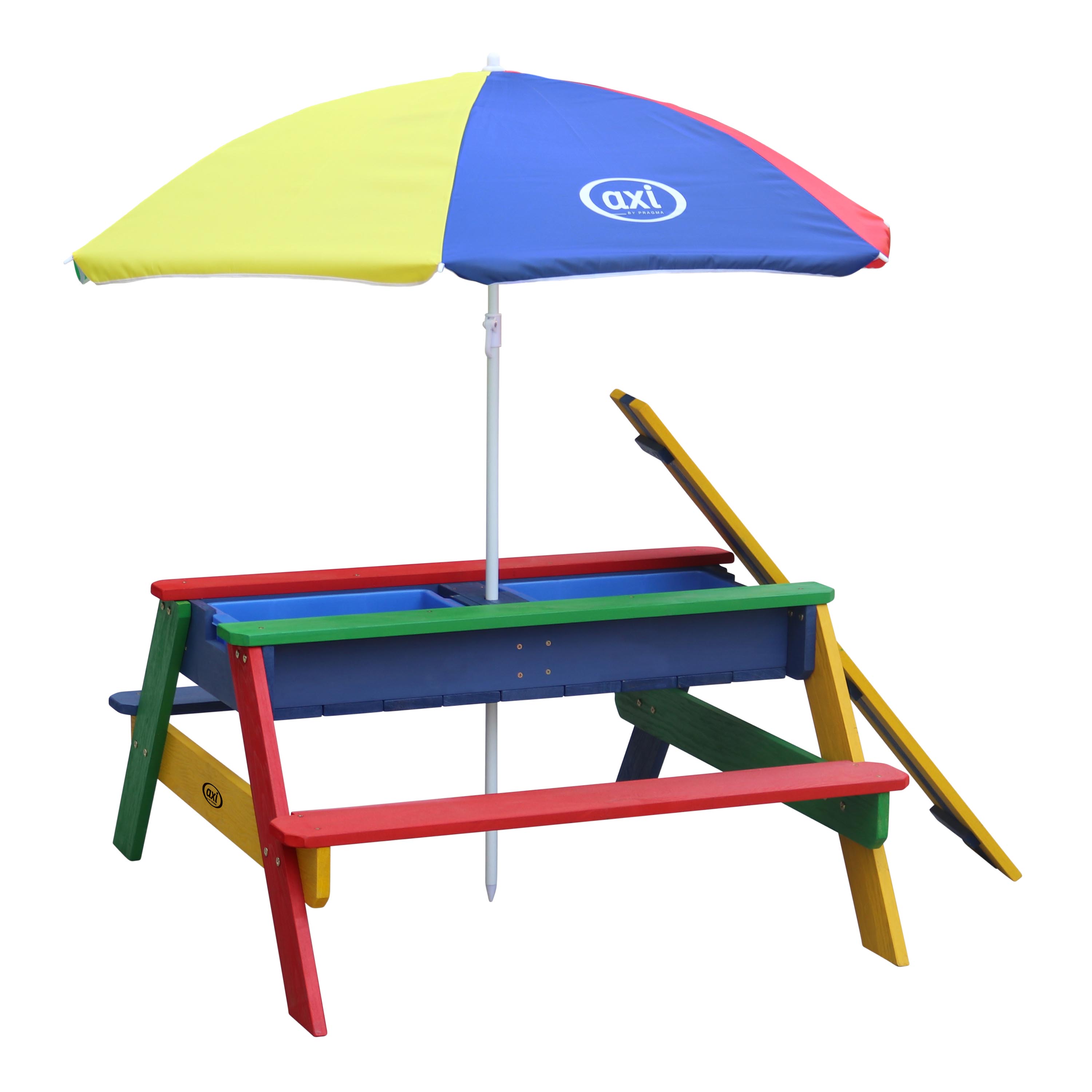 Nick Sand & Water Picnic Table Rainbow - Umbrella Rainbow