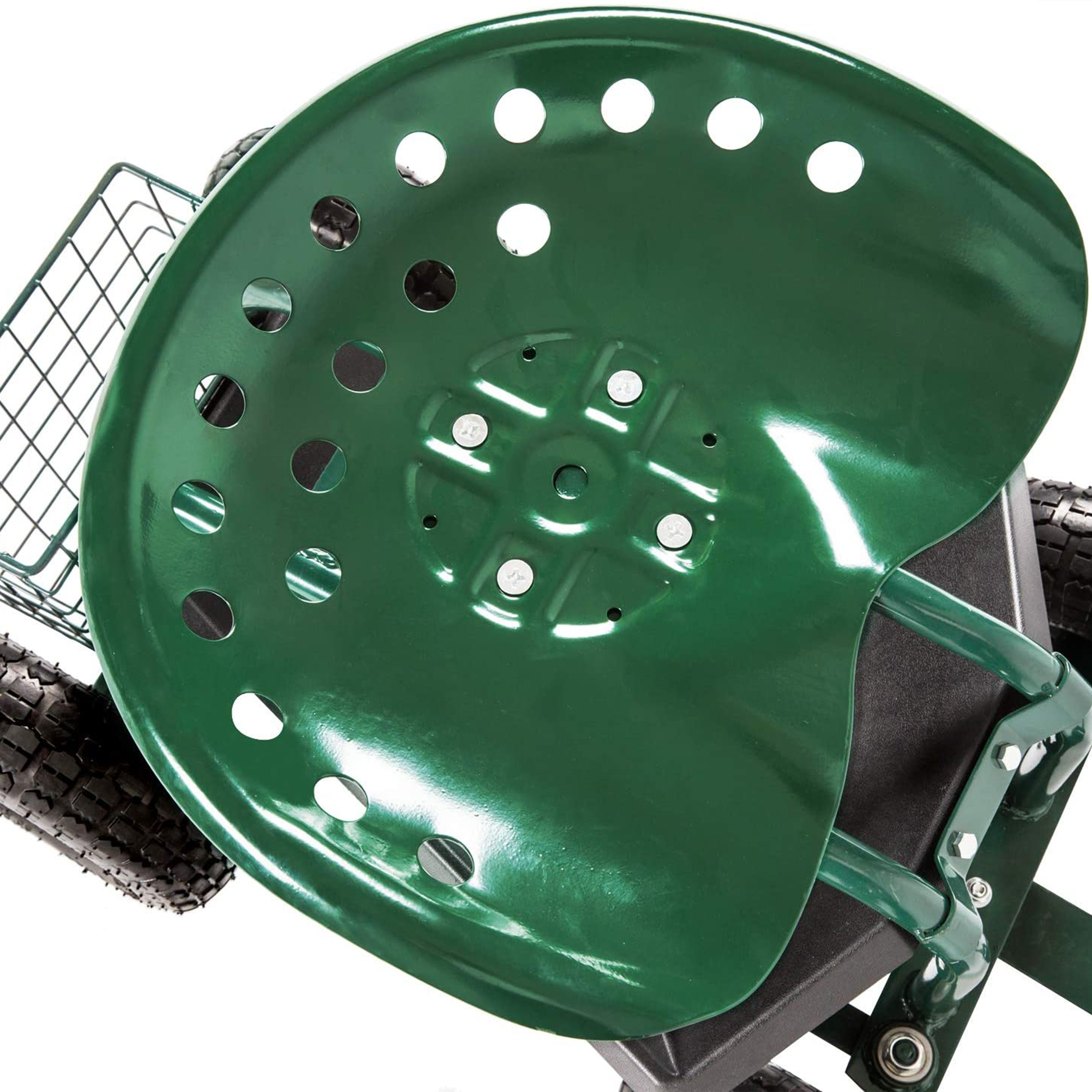 AG22 Rolling Garden Seat Green