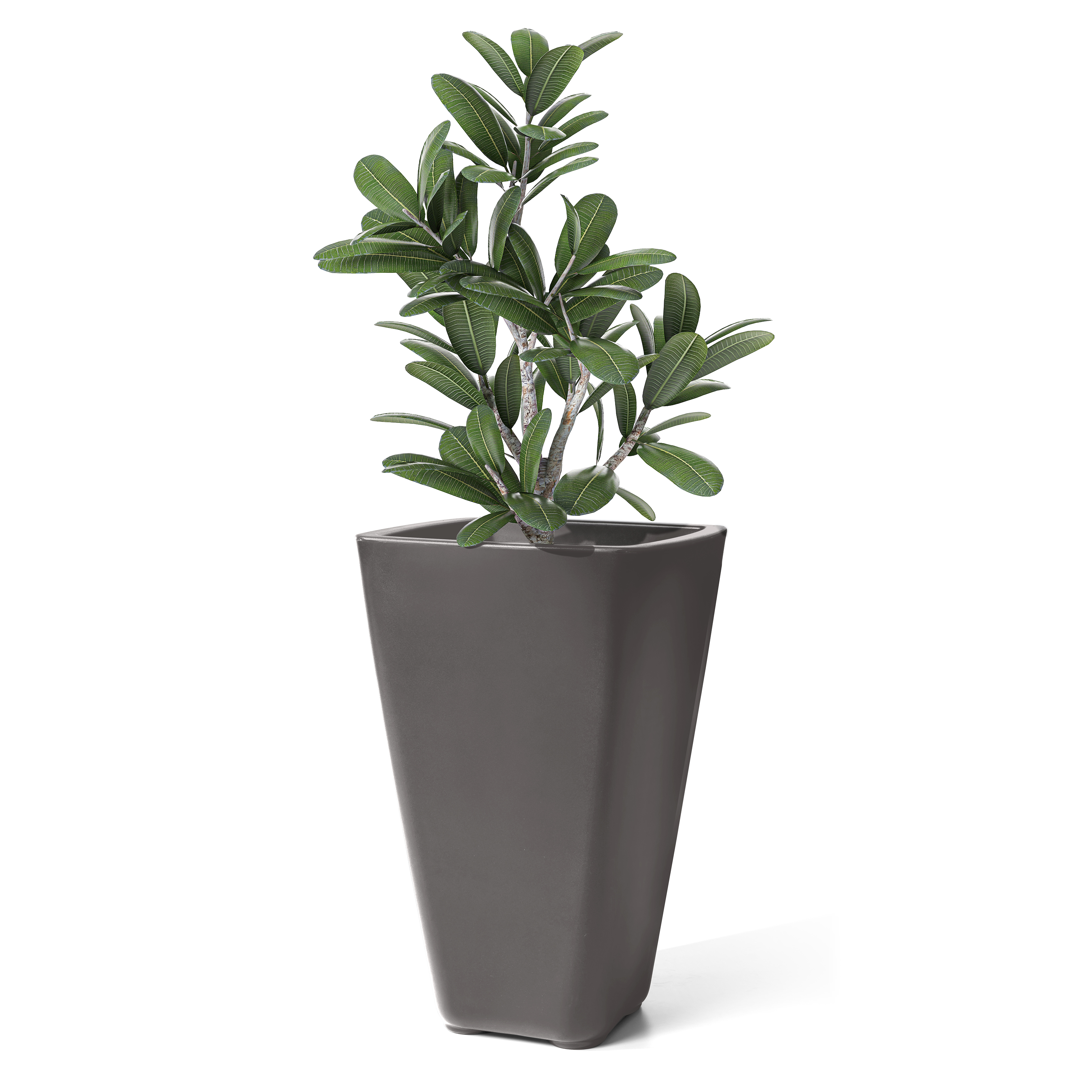 Bridgeview Tall Planter - Dark Cedar