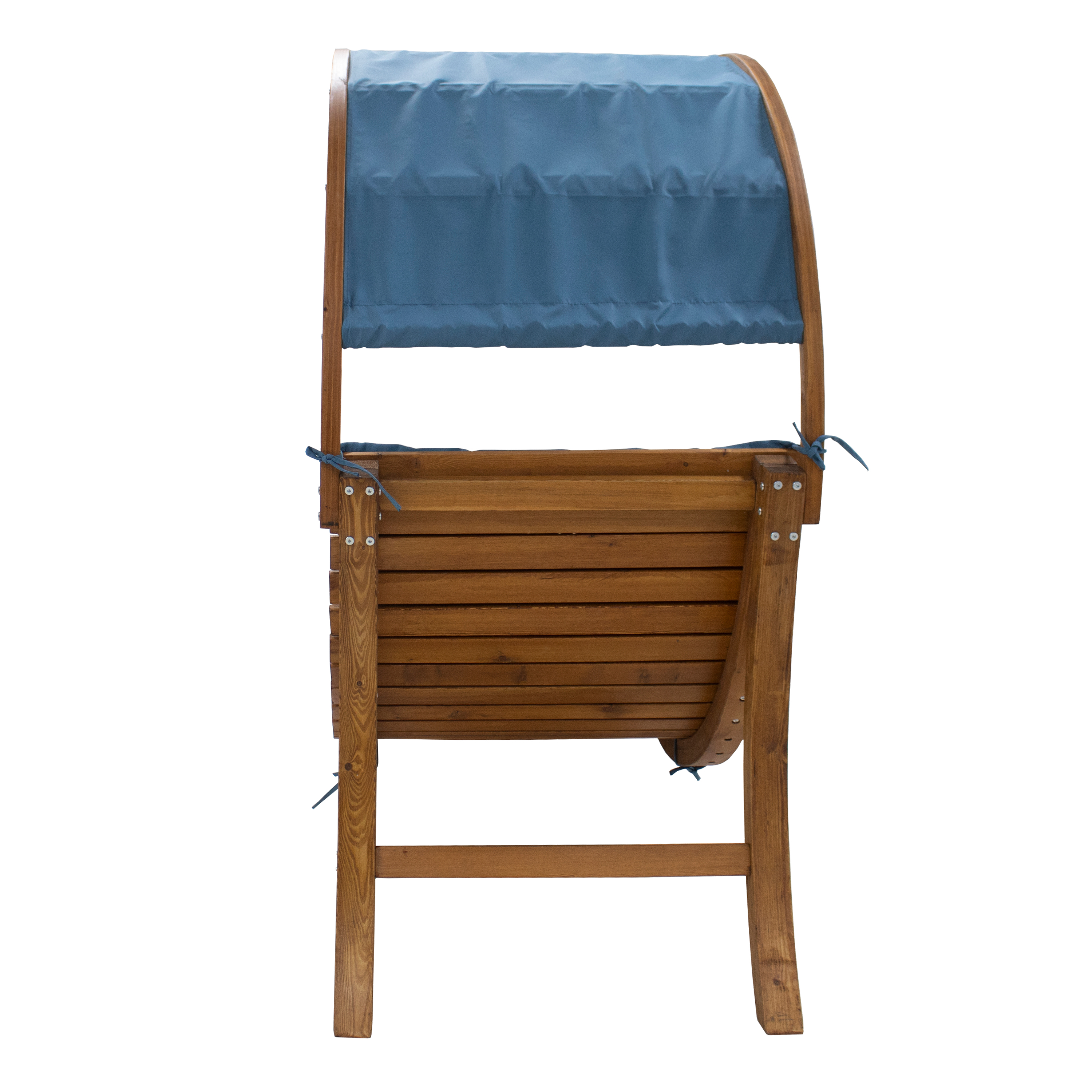 Salina lounger with Sunshade Blue