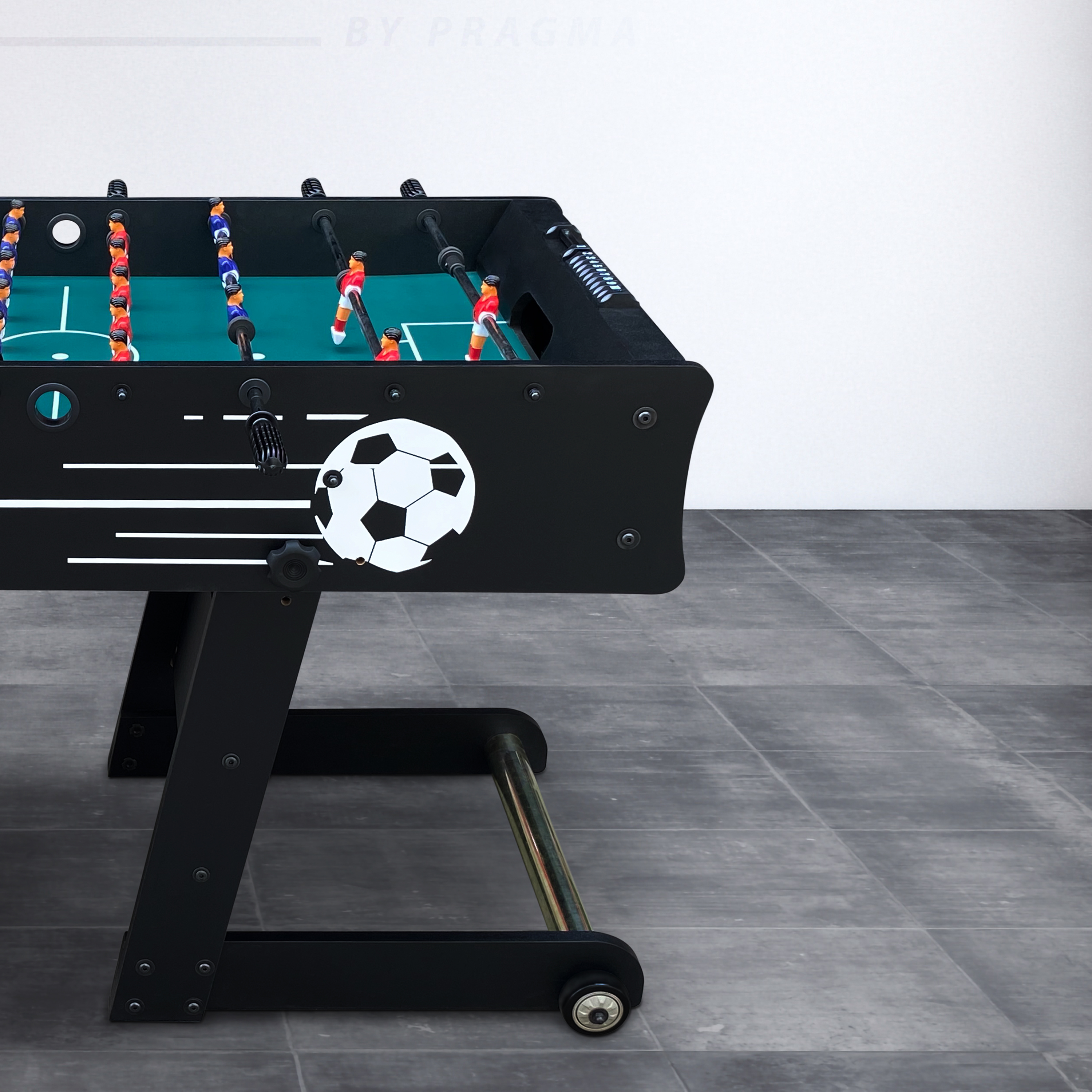 Scorpion Kick TS Folding Football Table Black