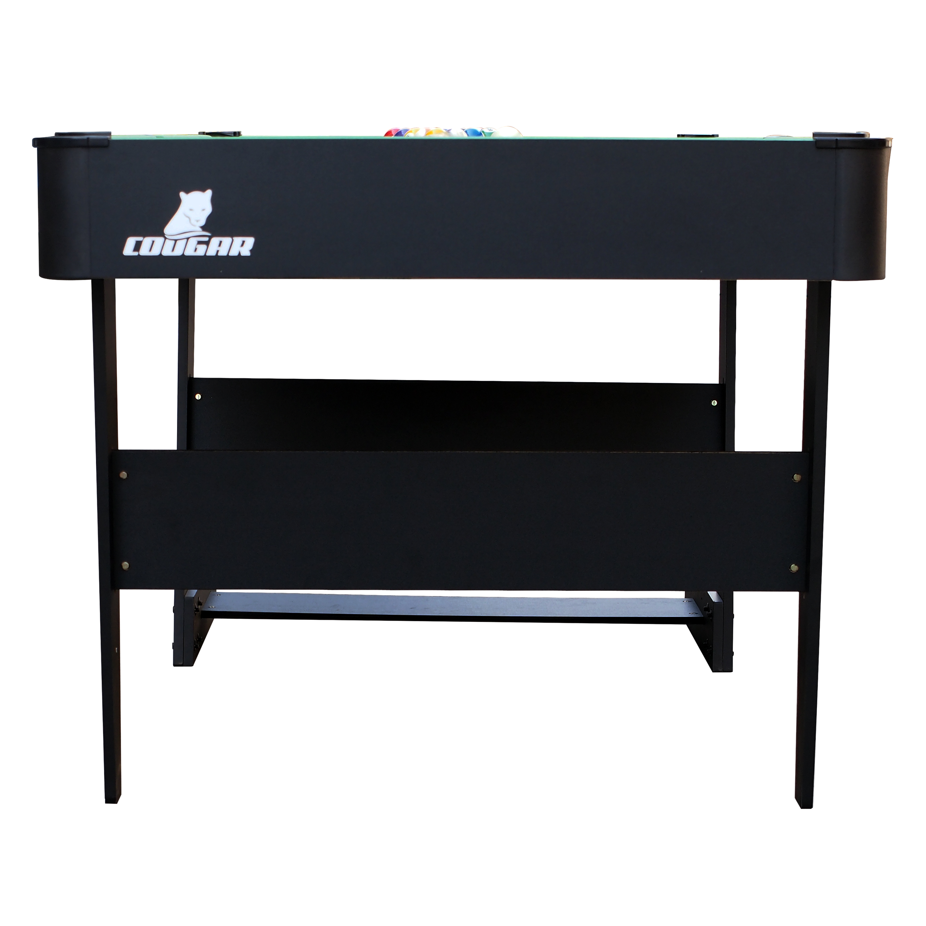 Hustle L folding Pool Table Black