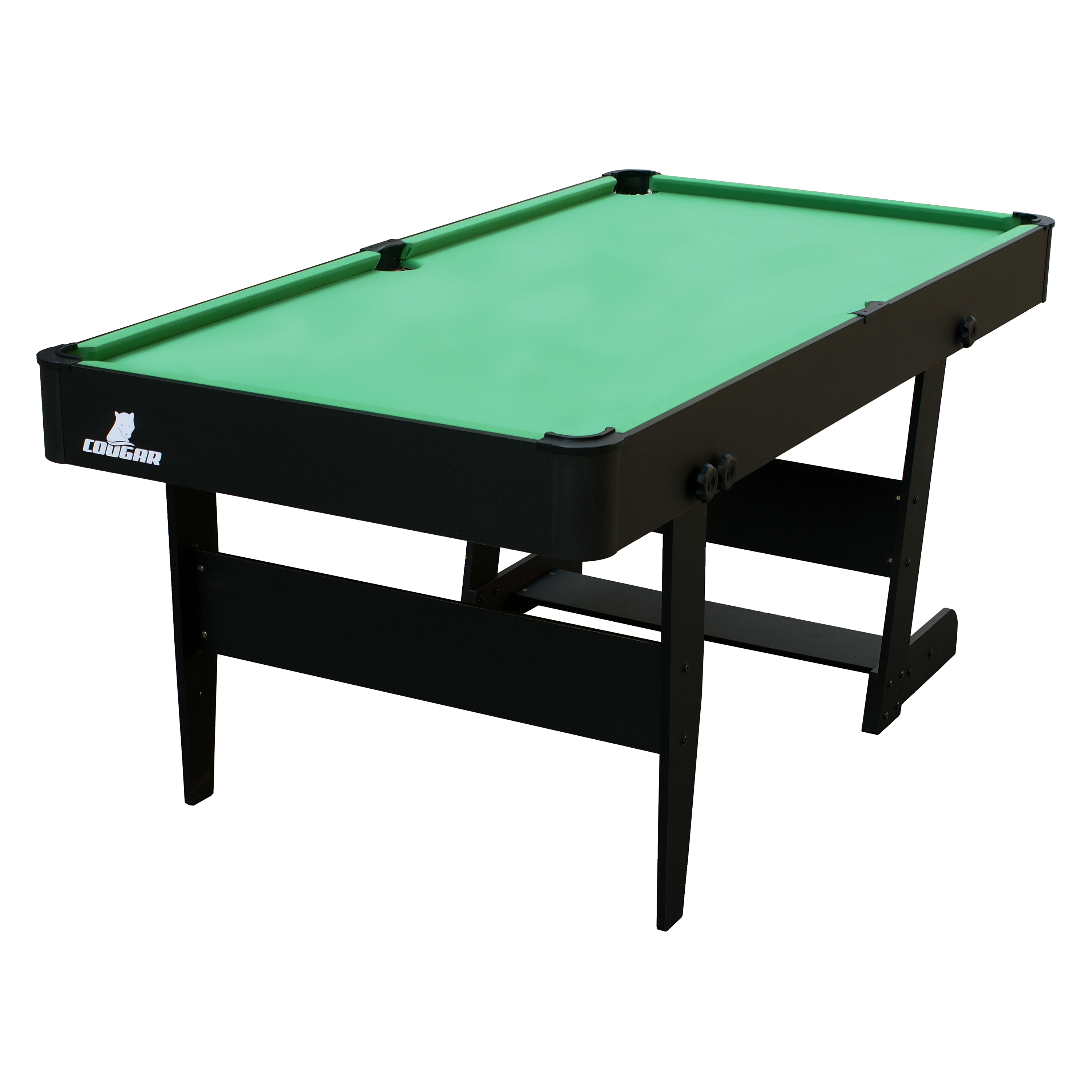 Hustle XL folding Pool Table Black