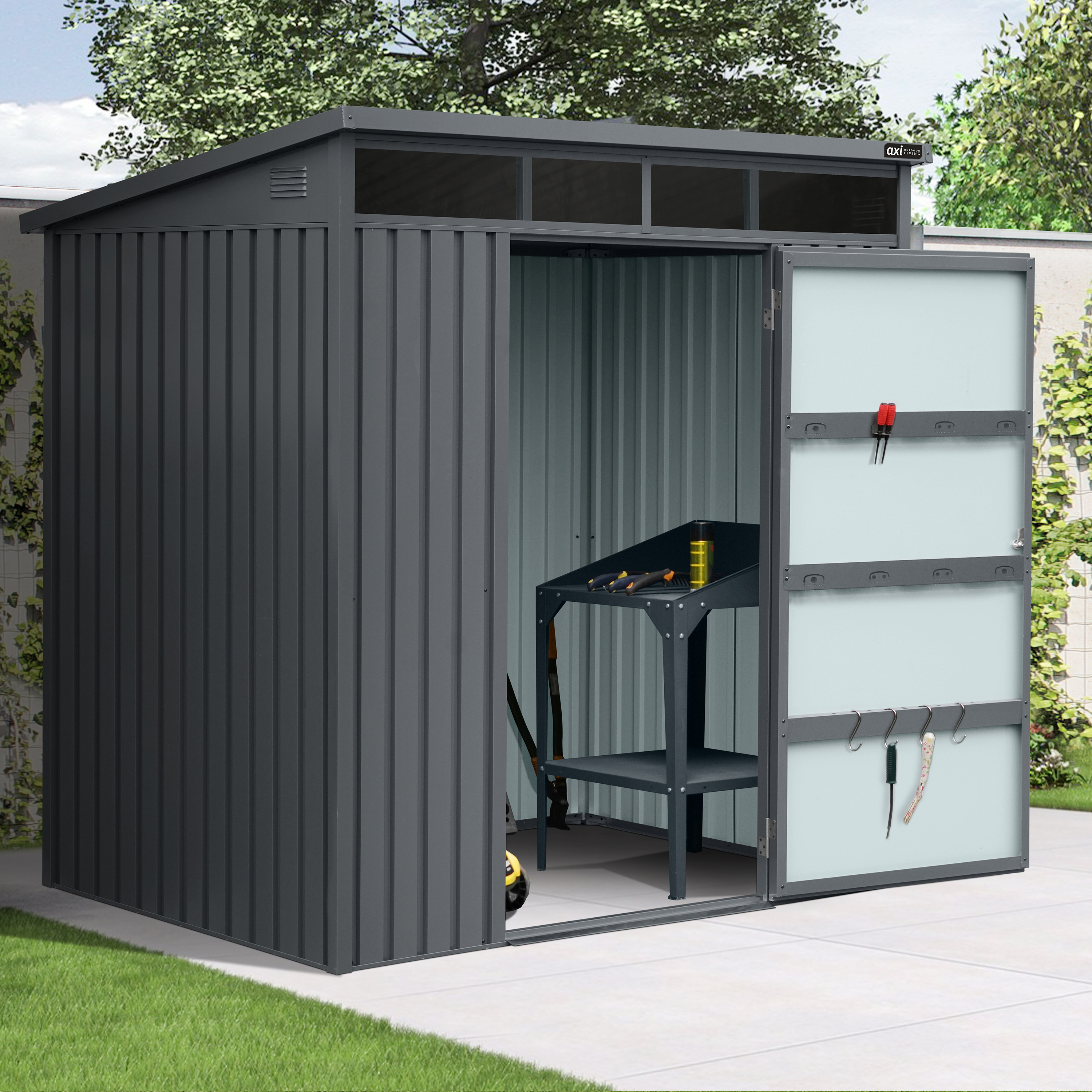 Victor Garden Pent Roof Shed 3m2