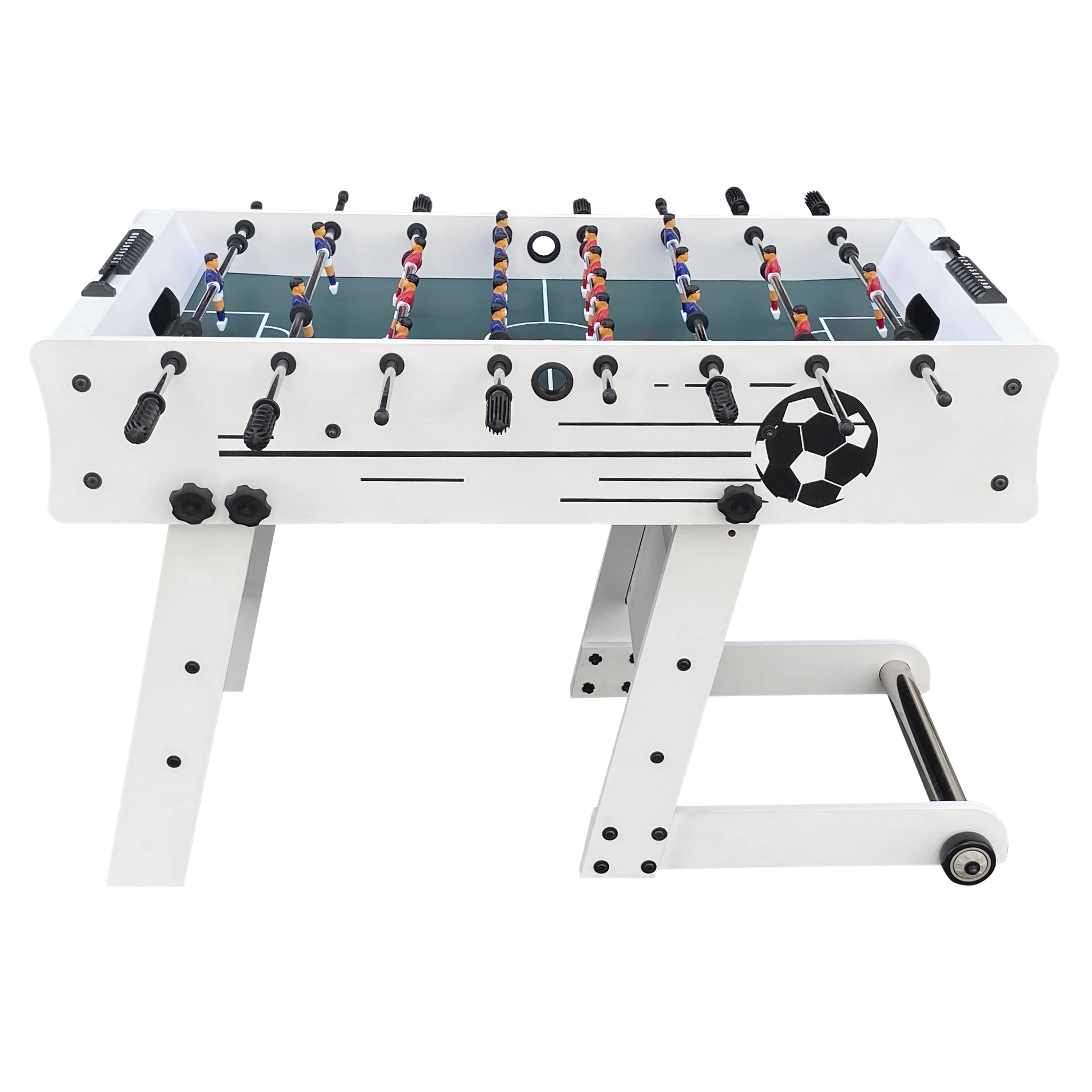 Scorpion Kick Folding Football Table White