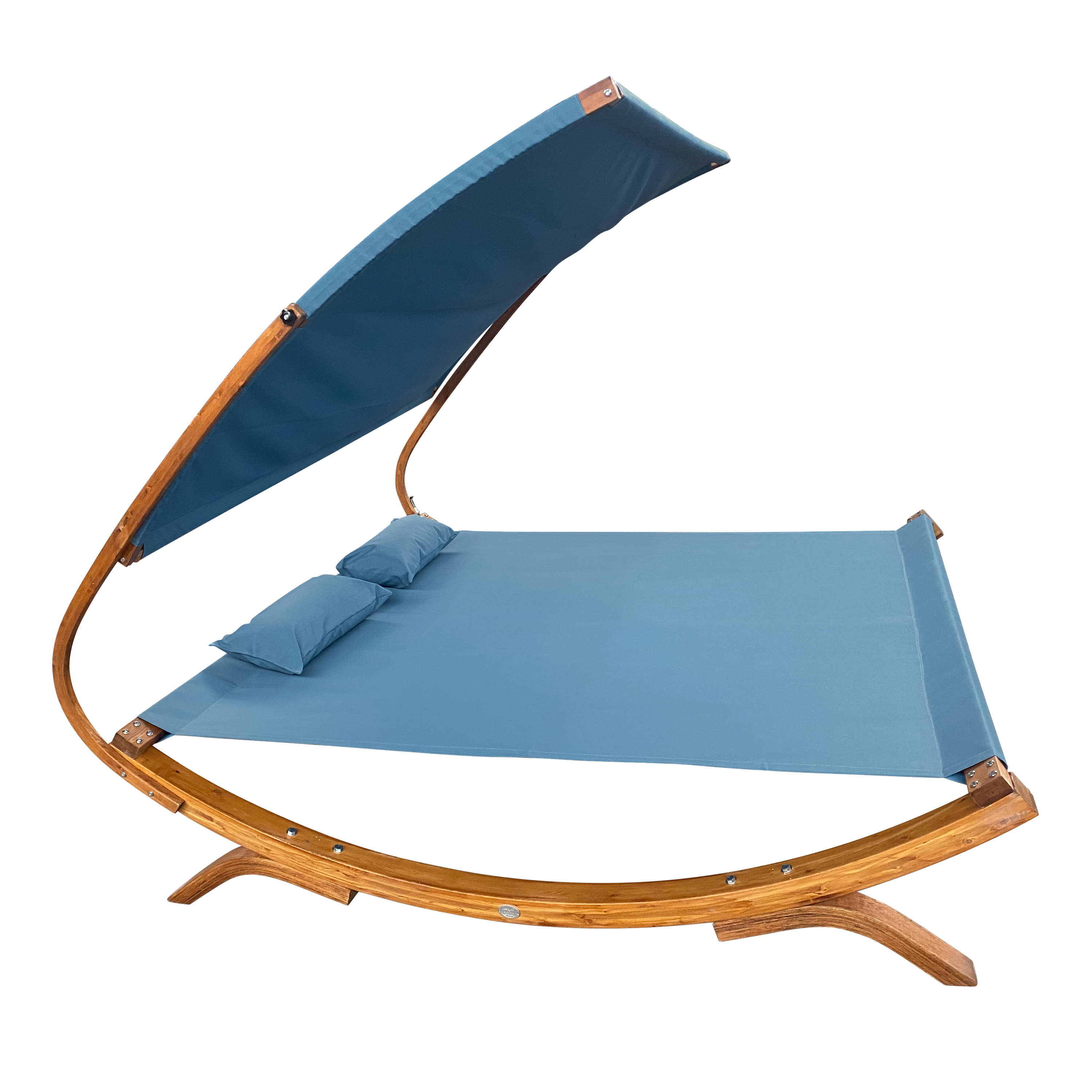 Mallorca Double Bed with Sunshade Blue