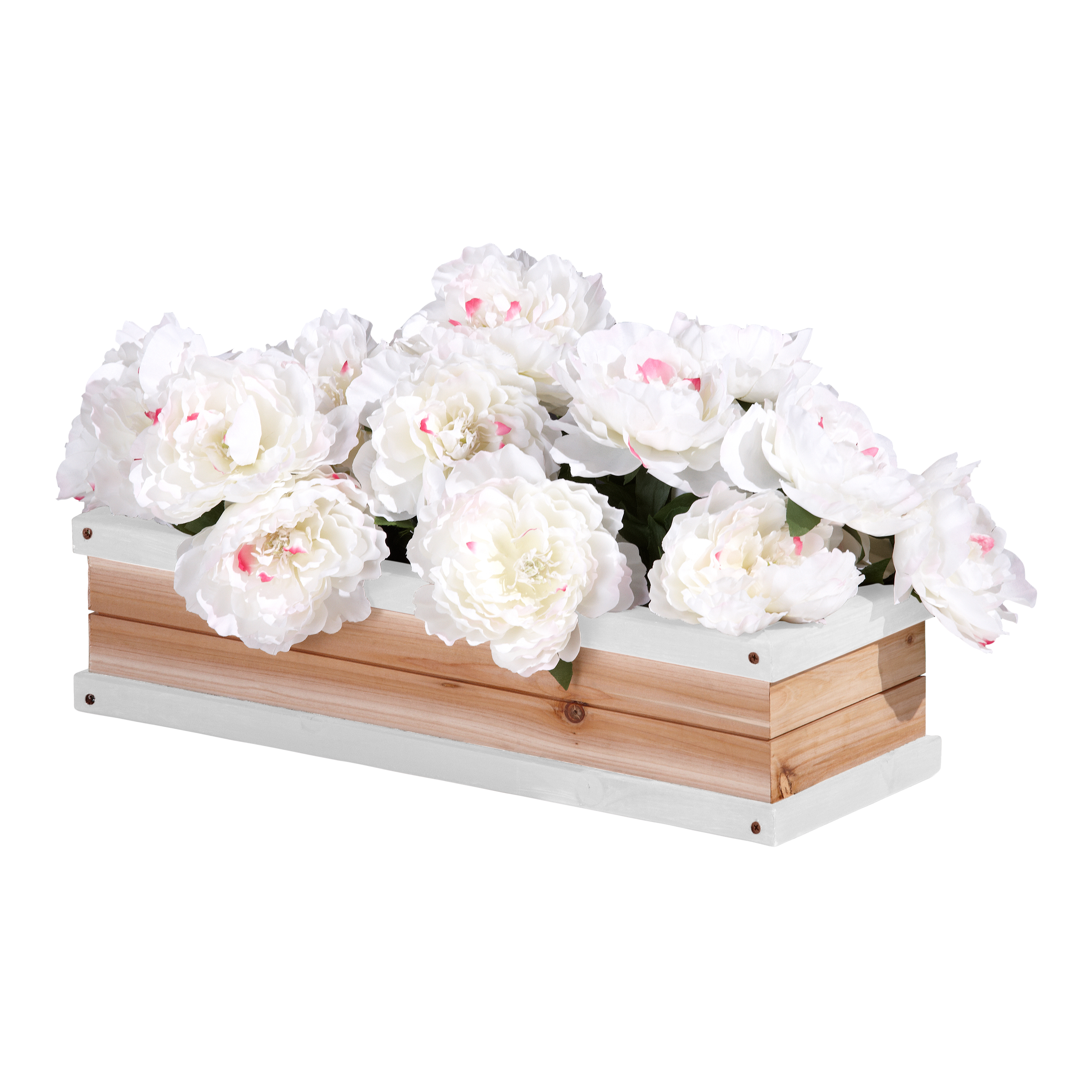 AXI Flower Box - Brown/White