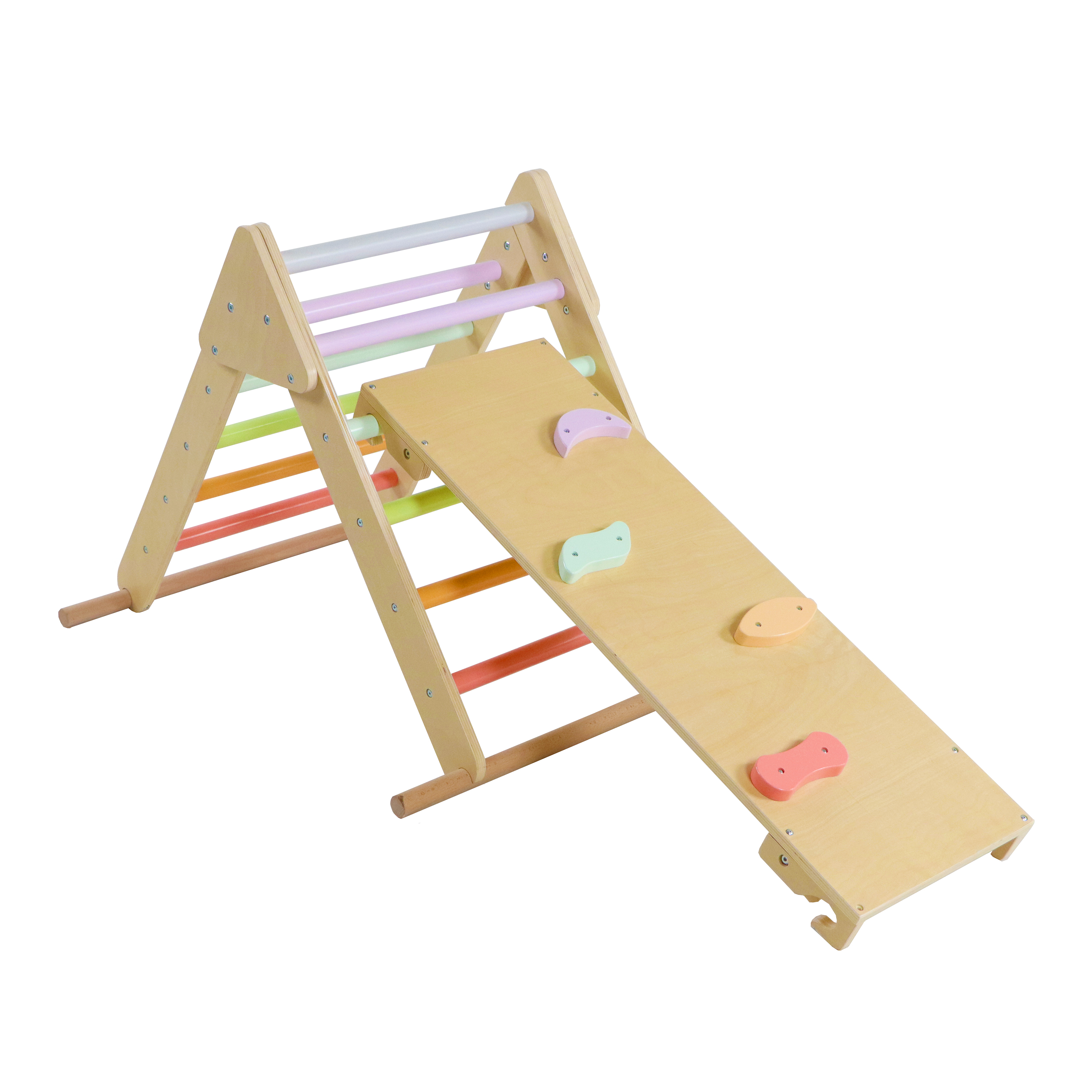 Charlie 3-in-1 Wooden Climbing Triangle with Climbing 