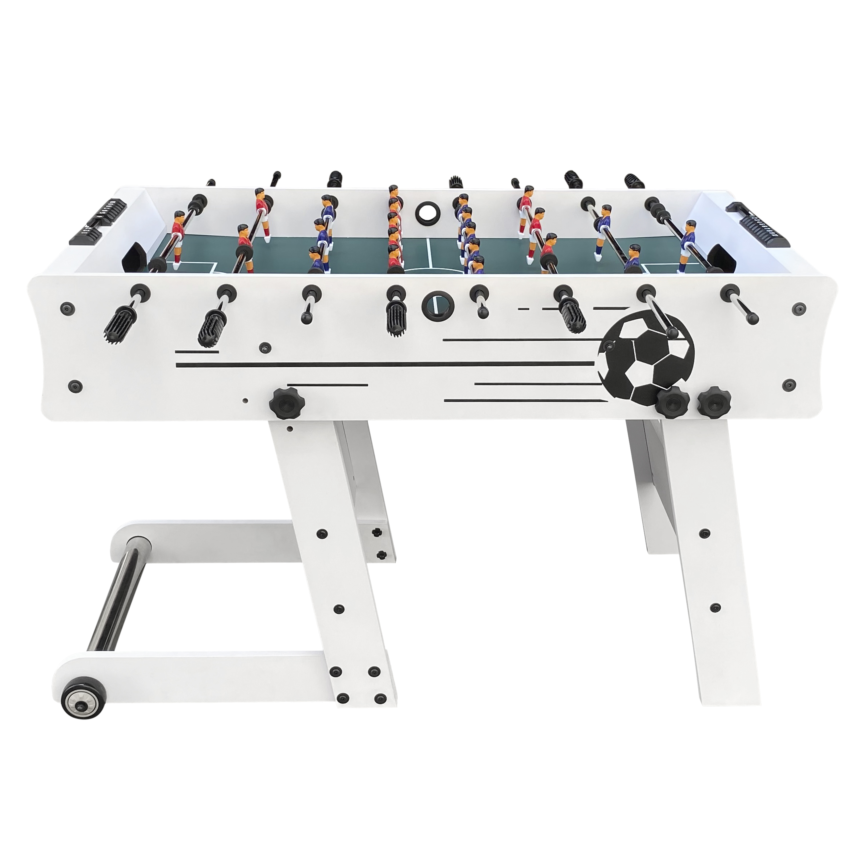 Scorpion Kick Folding Football Table White