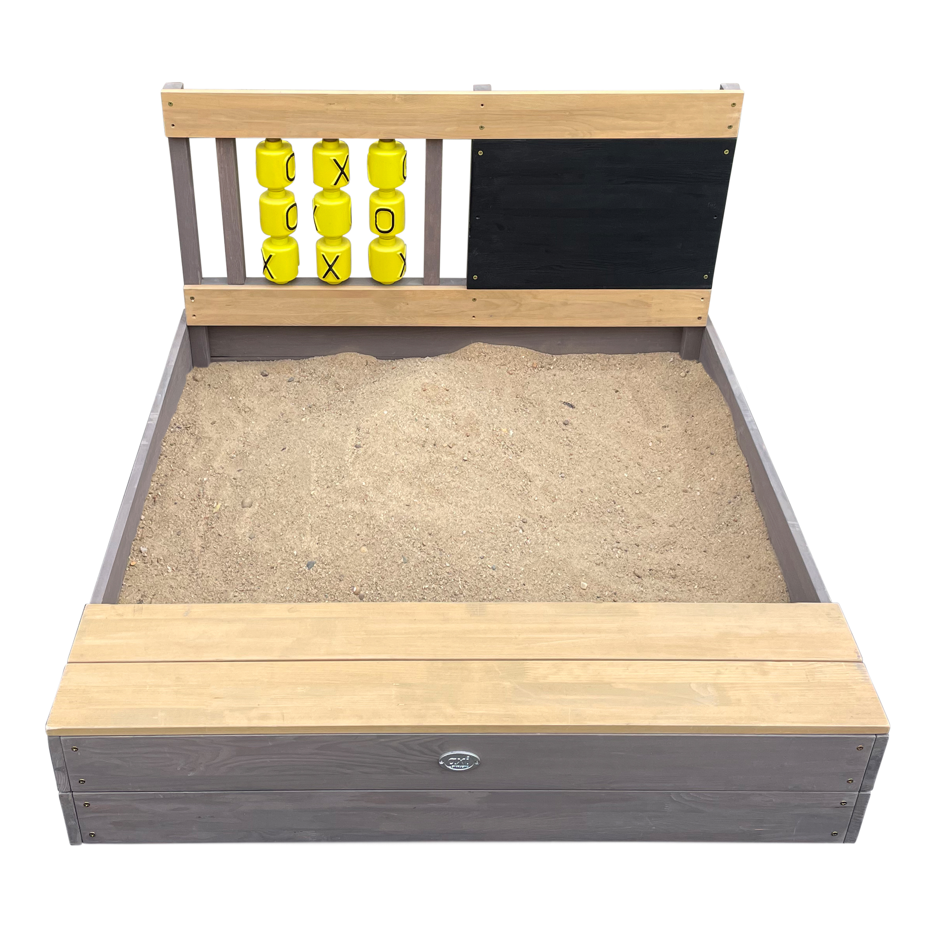 Kitty Sandbox with Tic tac toe Grey/brown