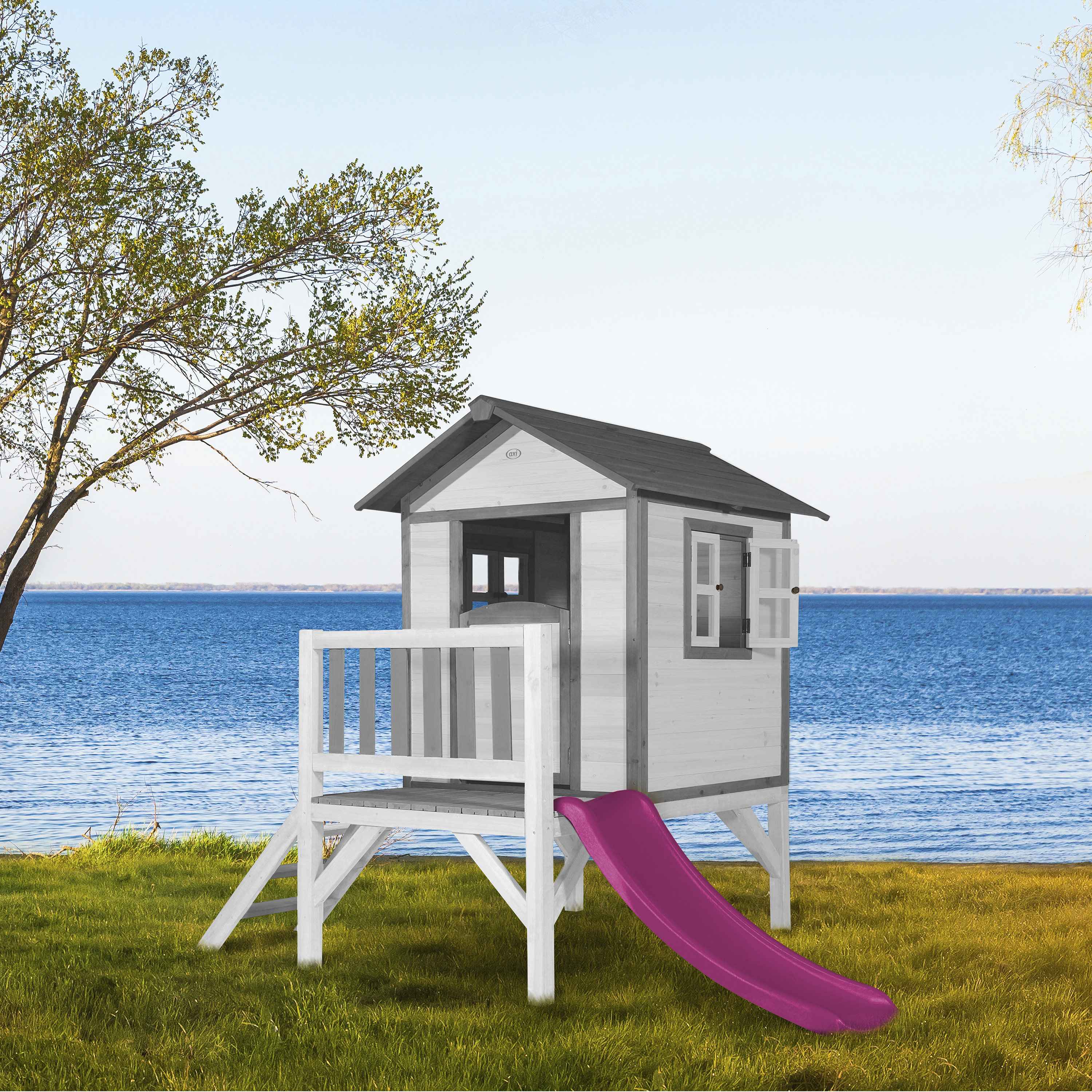 Lodge XL Playhouse Classic - Purple Slide