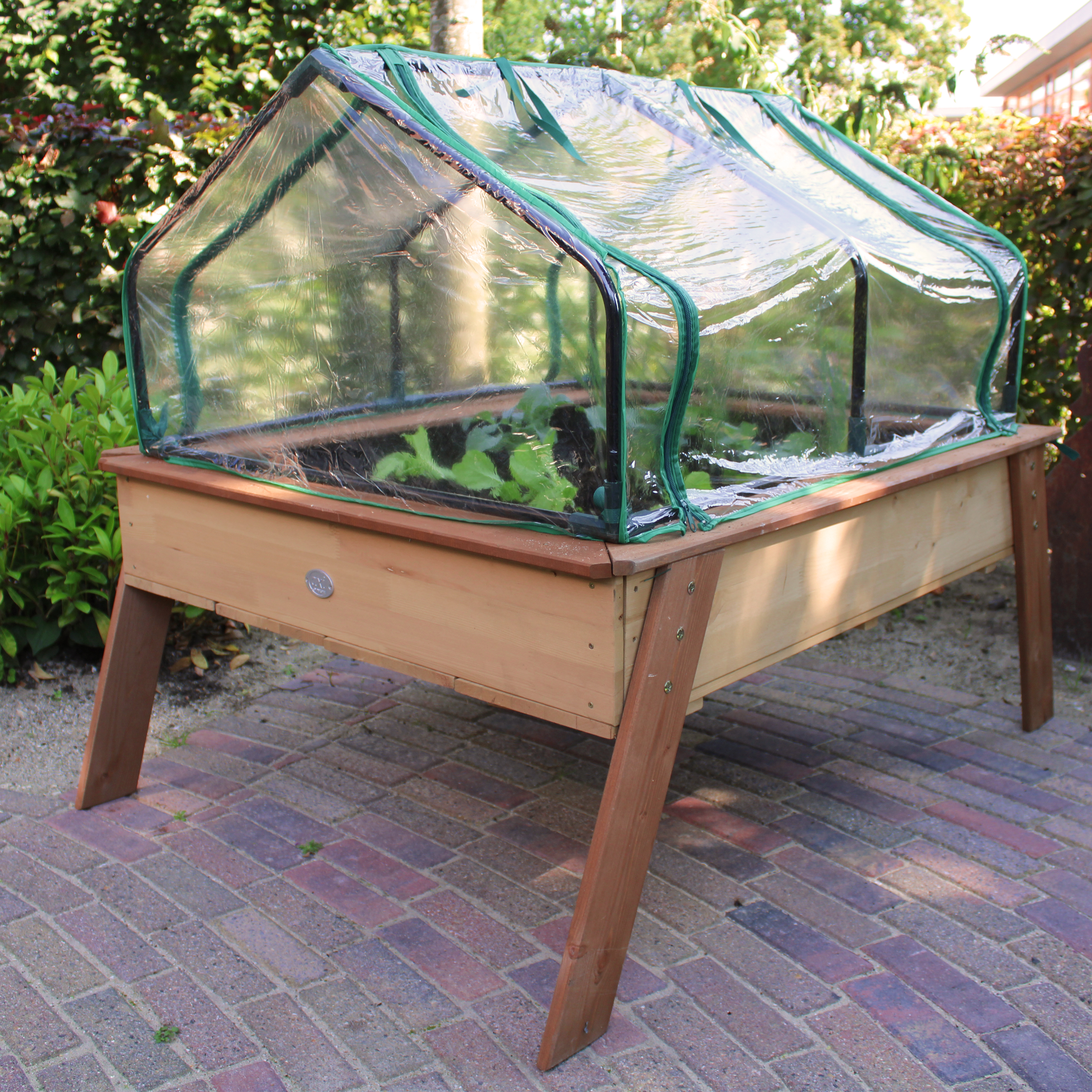 Linda Growing Table with Greenhouse Brown