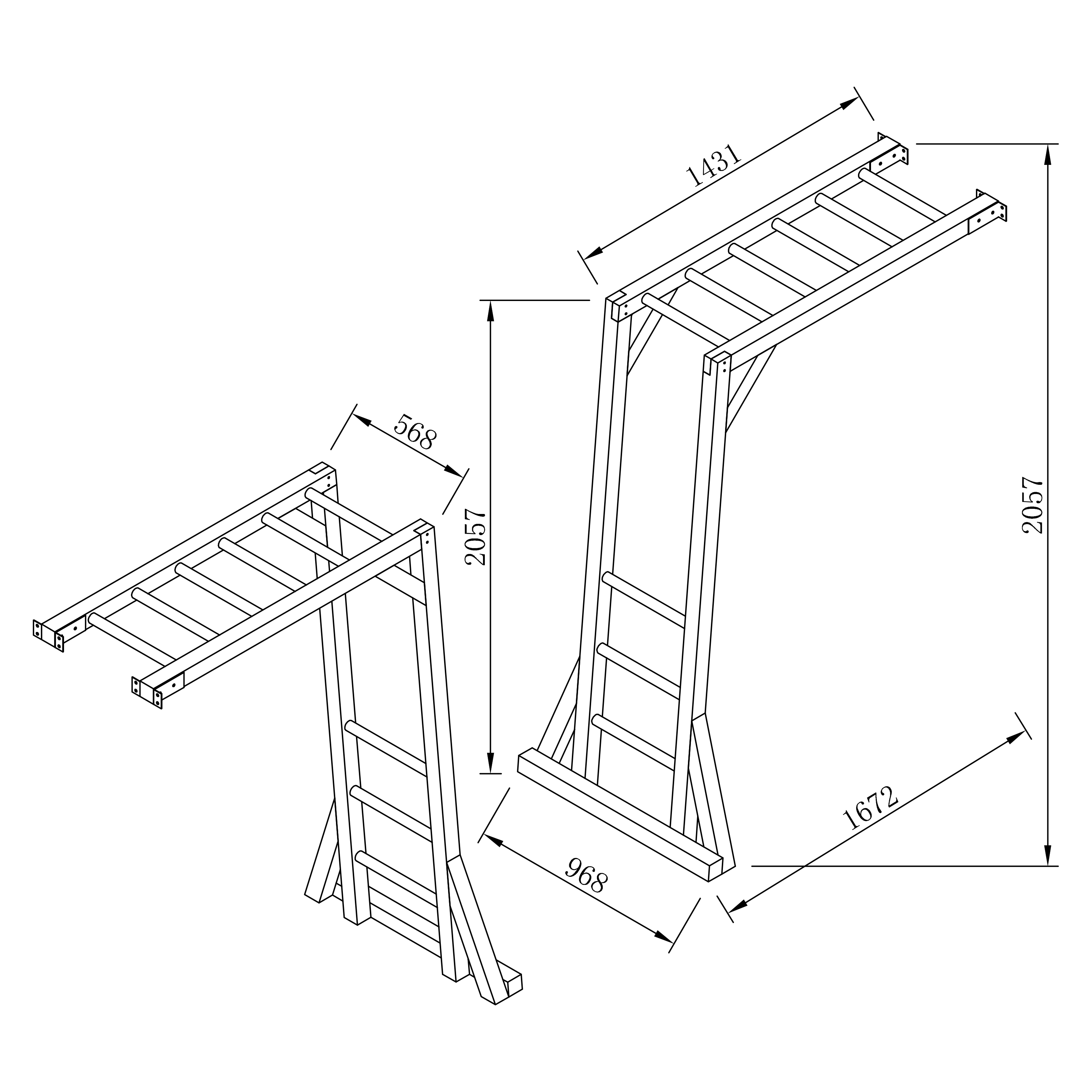 Beach Tower Climbing Frame Grey/White