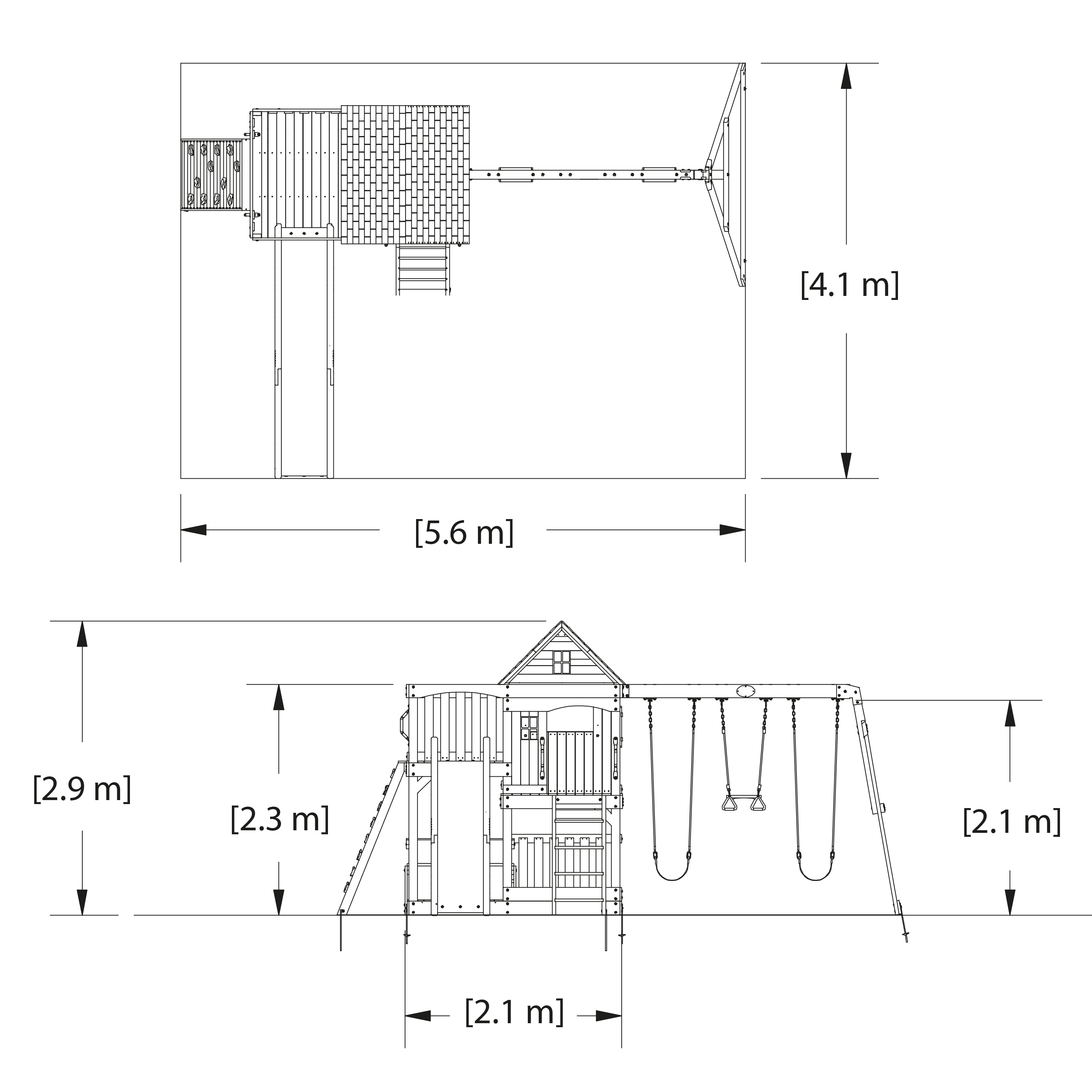 Hill Crest Swing Set