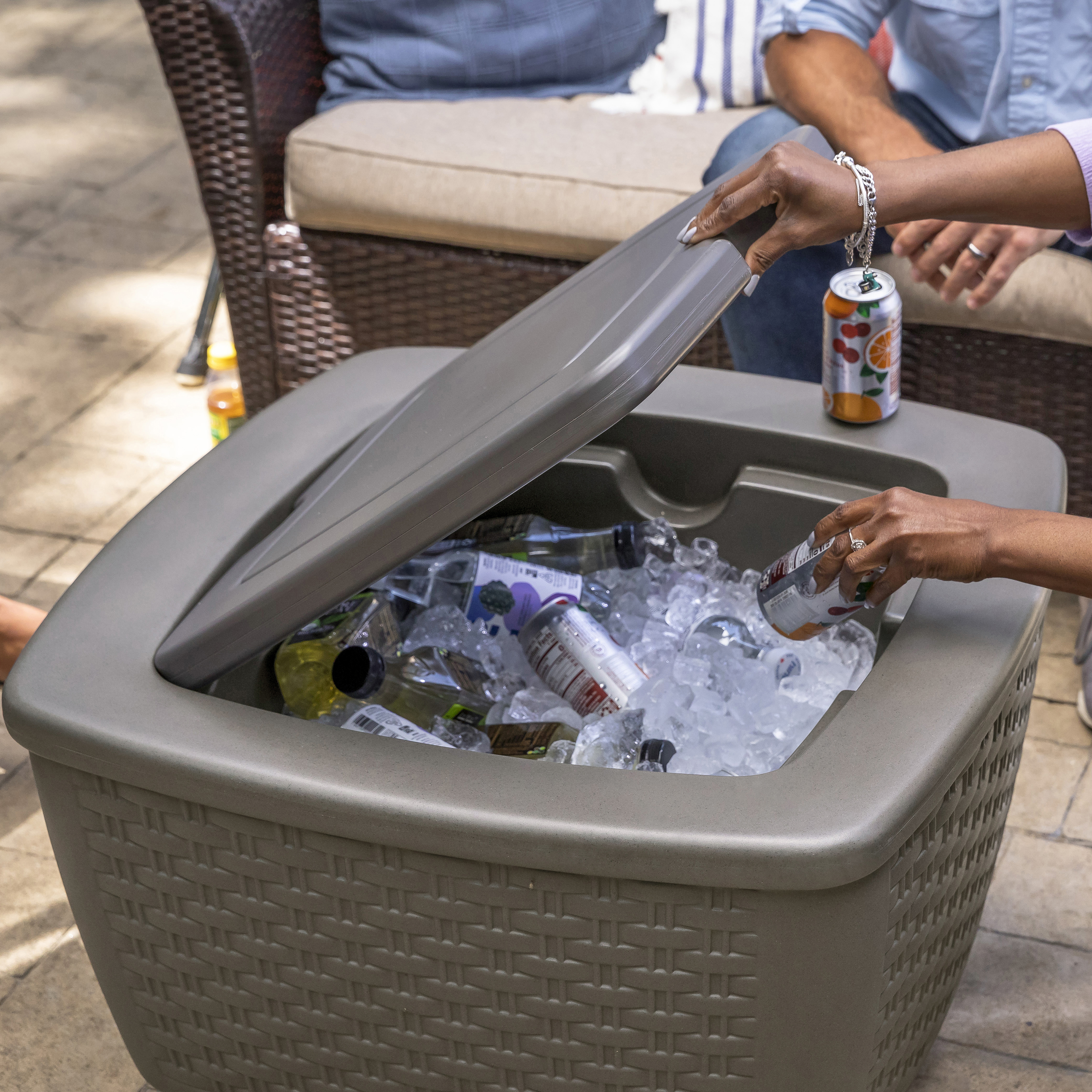 Just Chillin’ Patio Table & Ice Bin