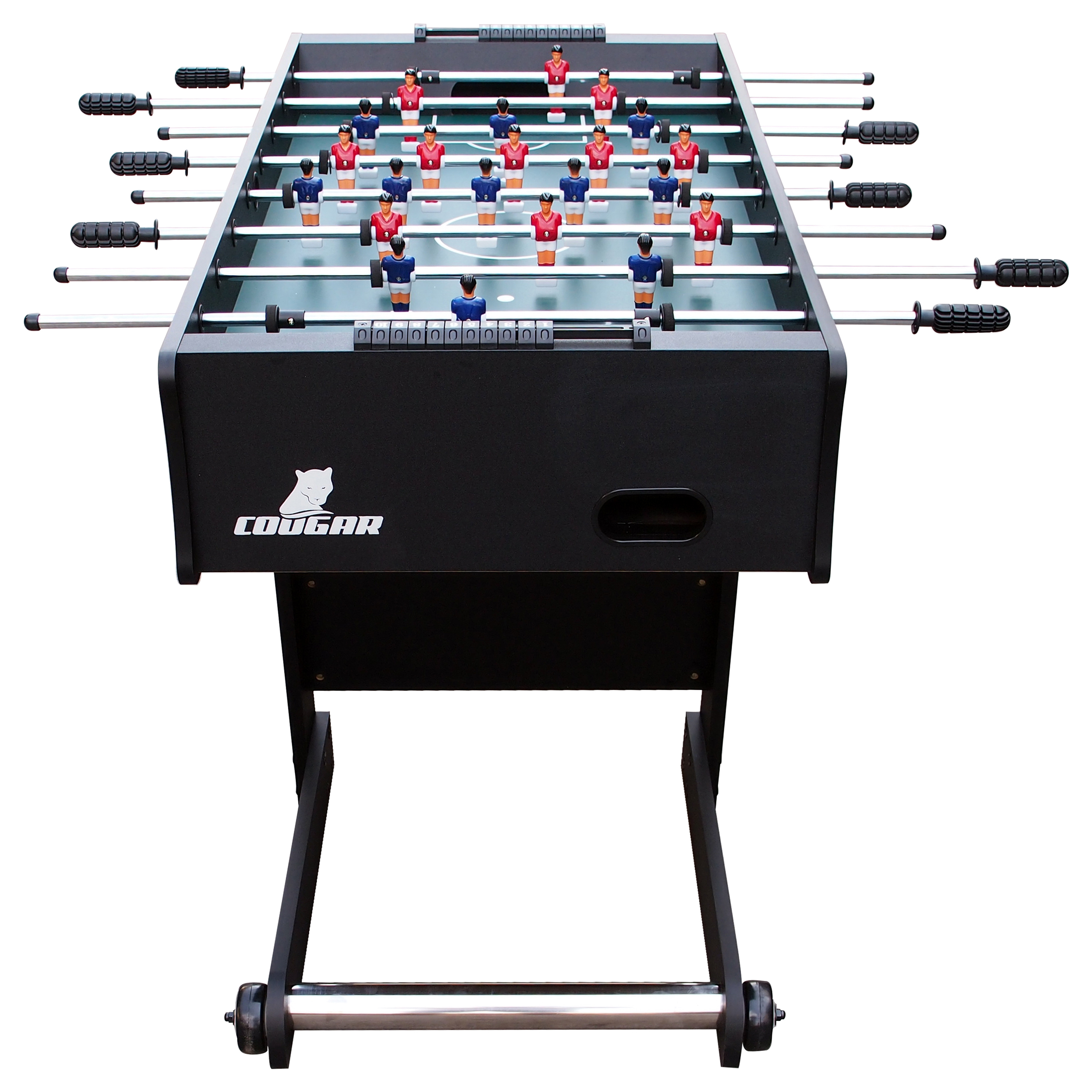 Cougar Scorpion Kick folding Football Table - Black