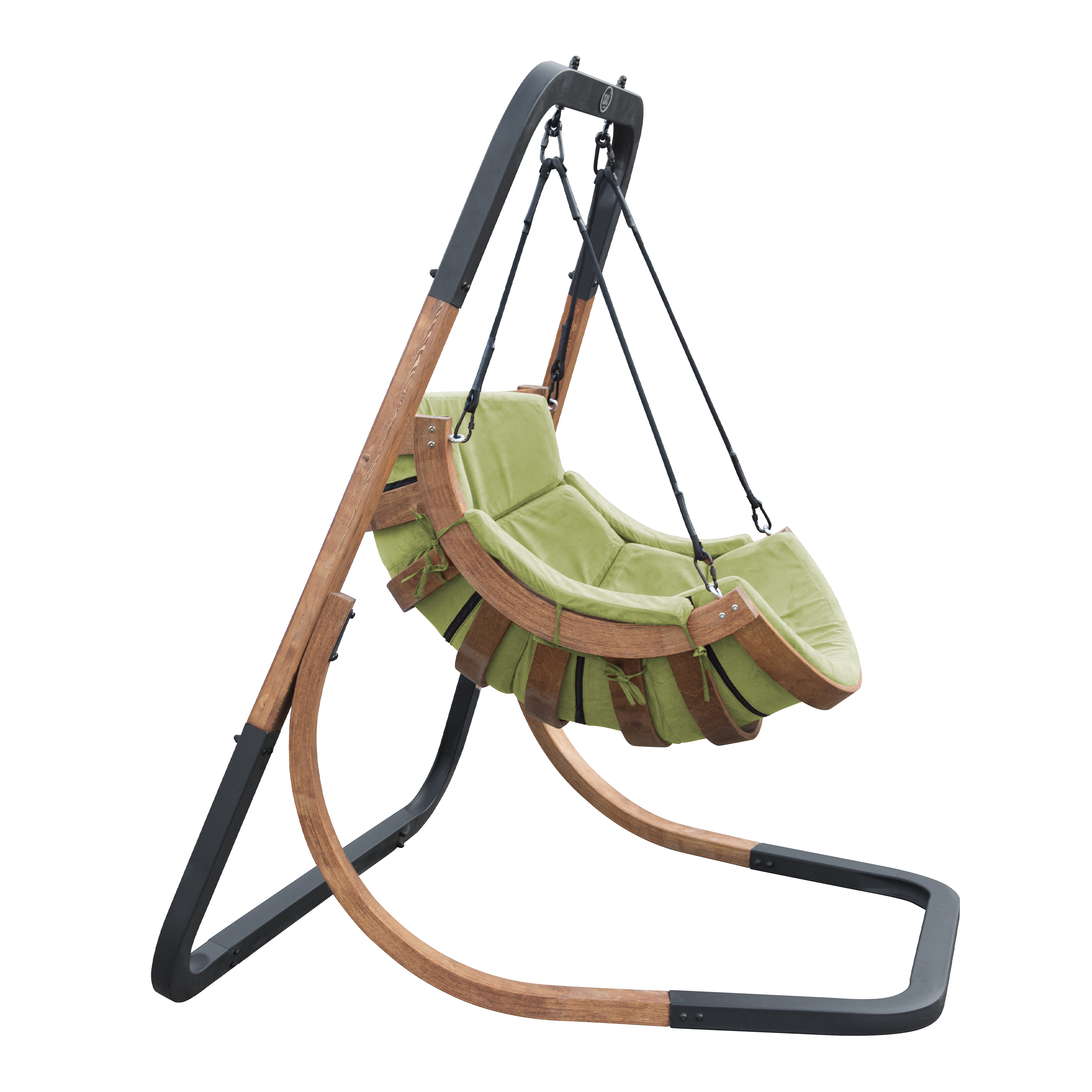 Capri Single Swing Chair Green