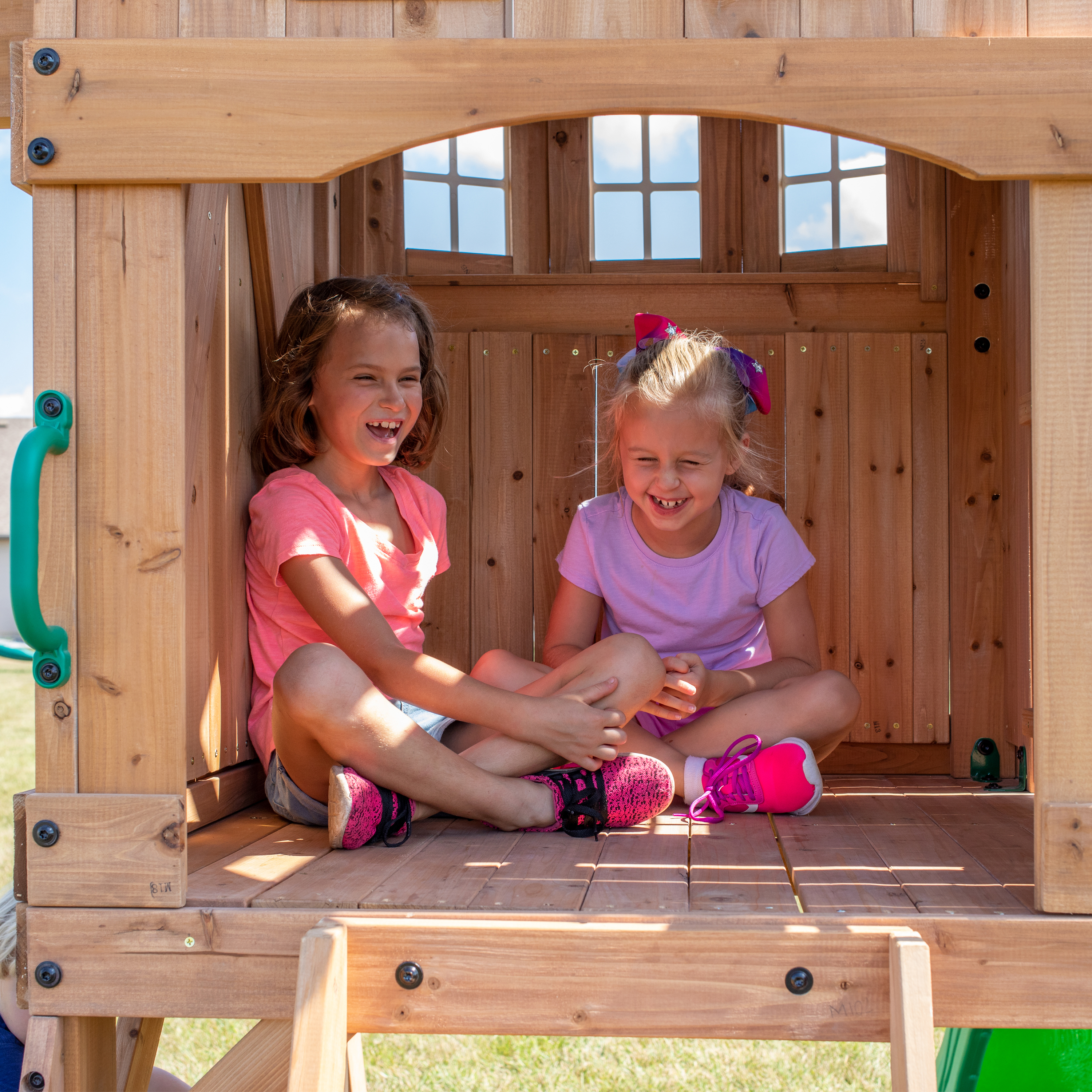 Montpelier Swing Set with Slide and Climbing frame